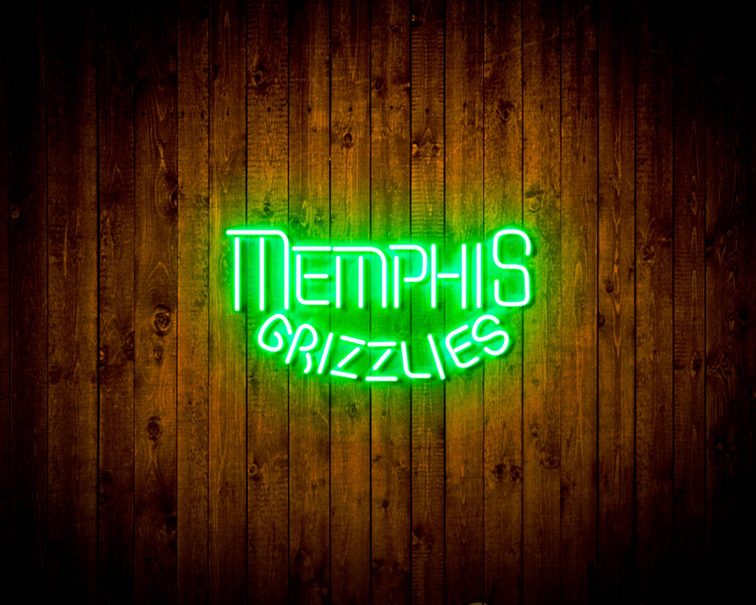 Memphis Grizzlies Handmade LED Neon Light Sign