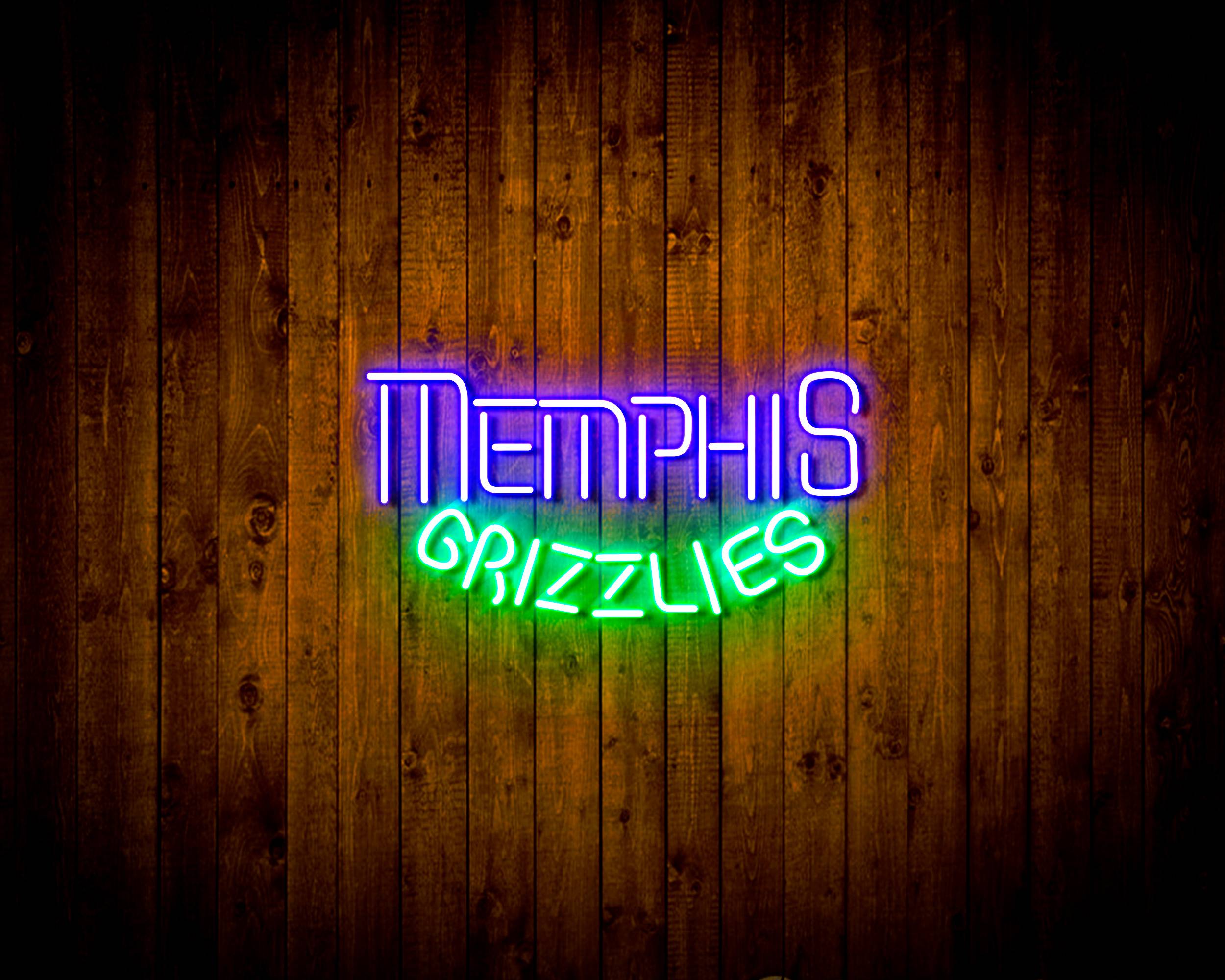 Memphis Grizzlies Handmade LED Neon Light Sign