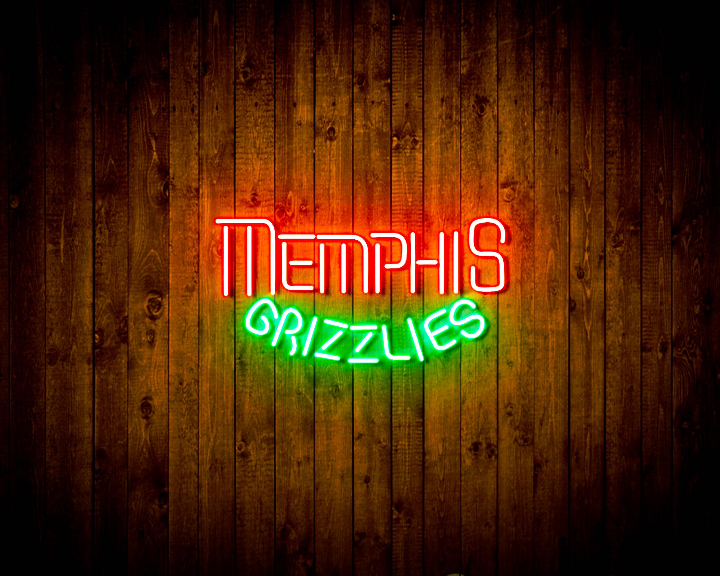 Memphis Grizzlies Handmade LED Neon Light Sign