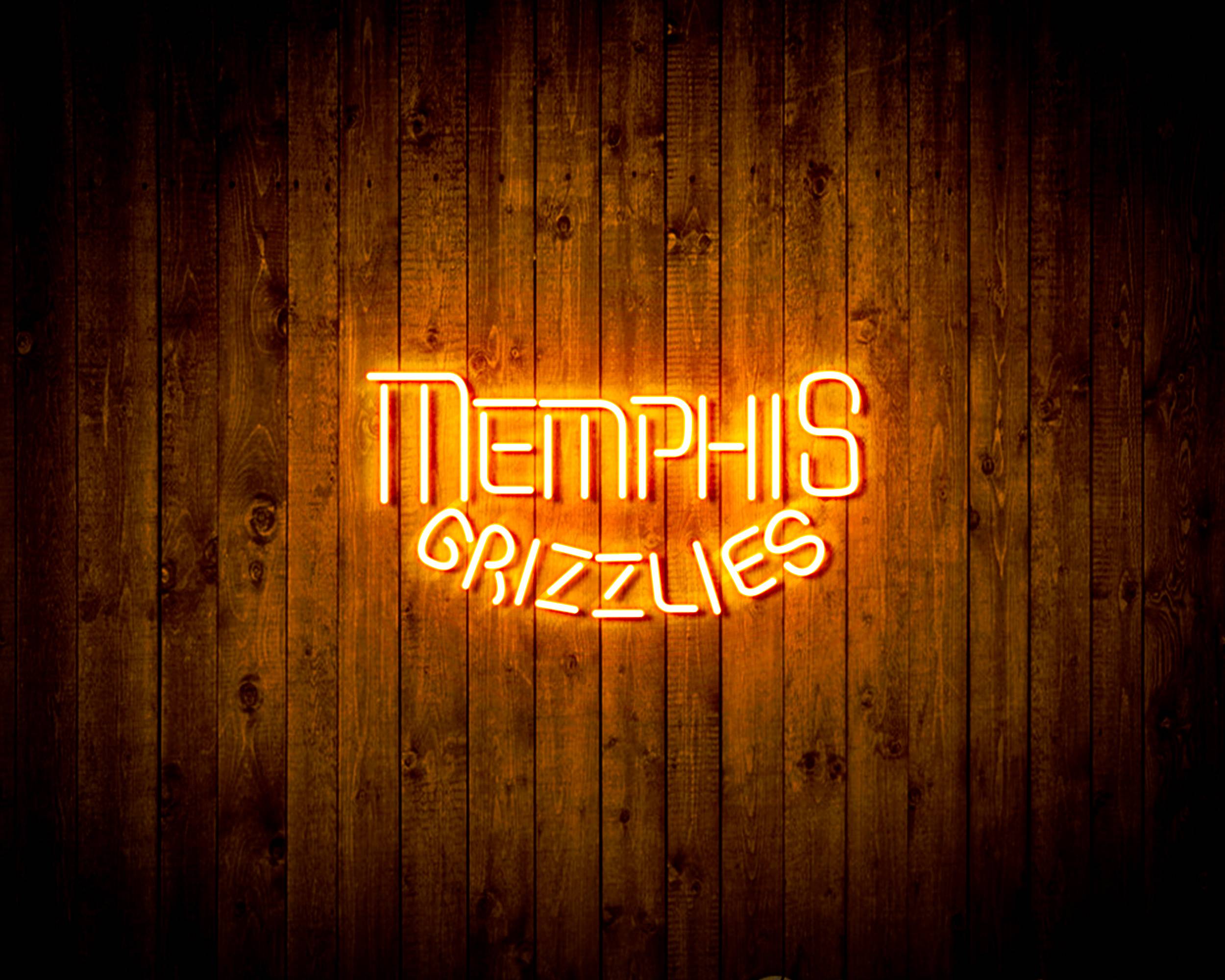 Memphis Grizzlies Handmade LED Neon Light Sign