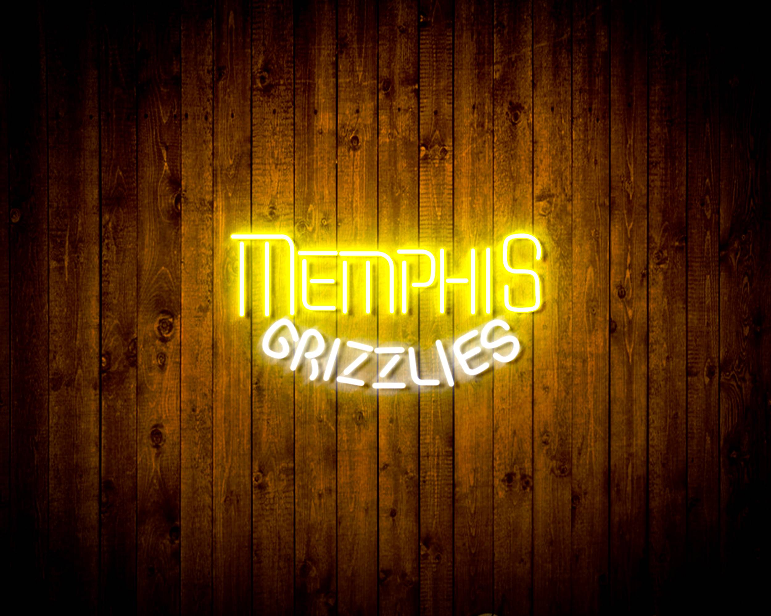 Memphis Grizzlies Handmade LED Neon Light Sign