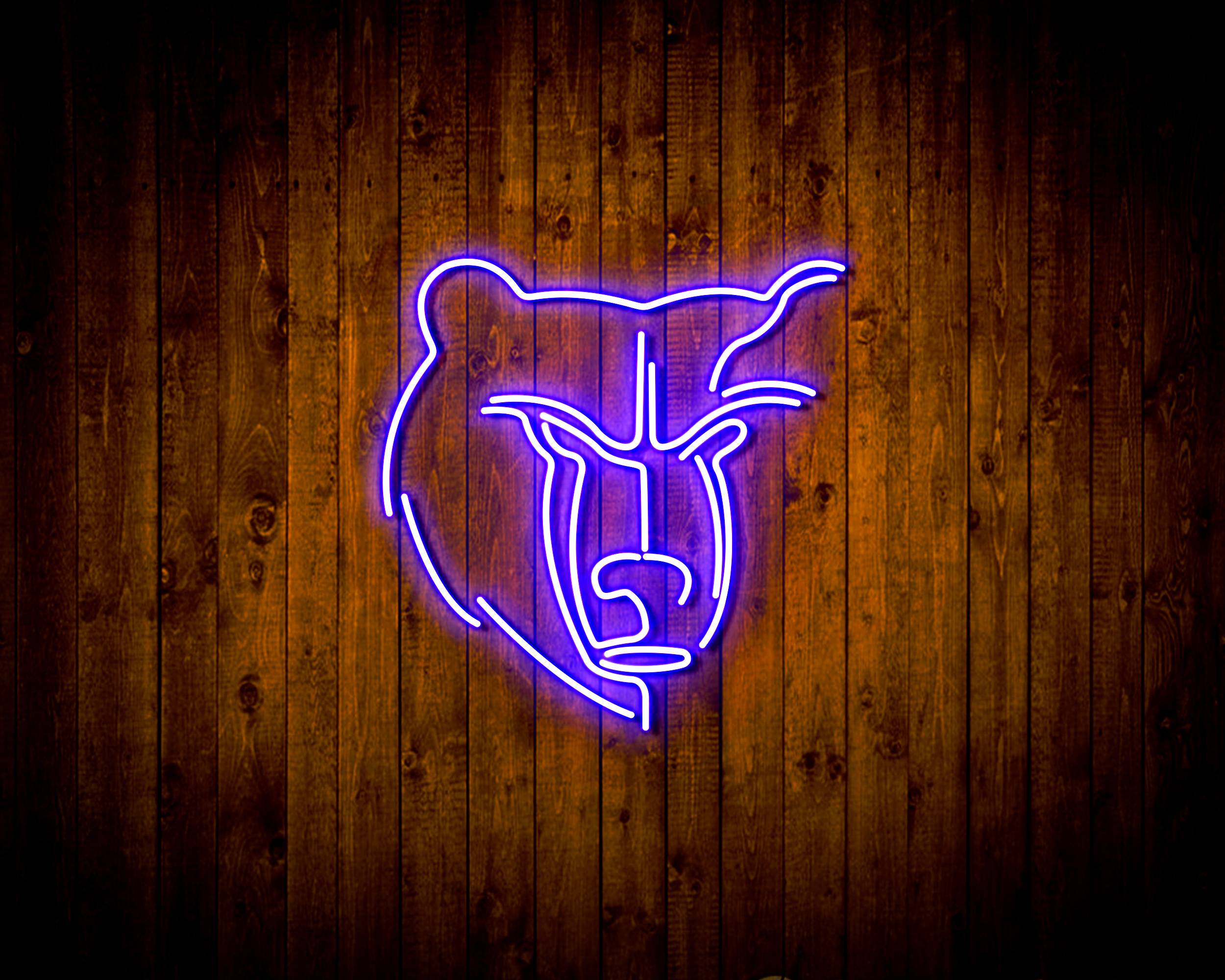 Memphis Grizzlies Handmade LED Neon Light Sign