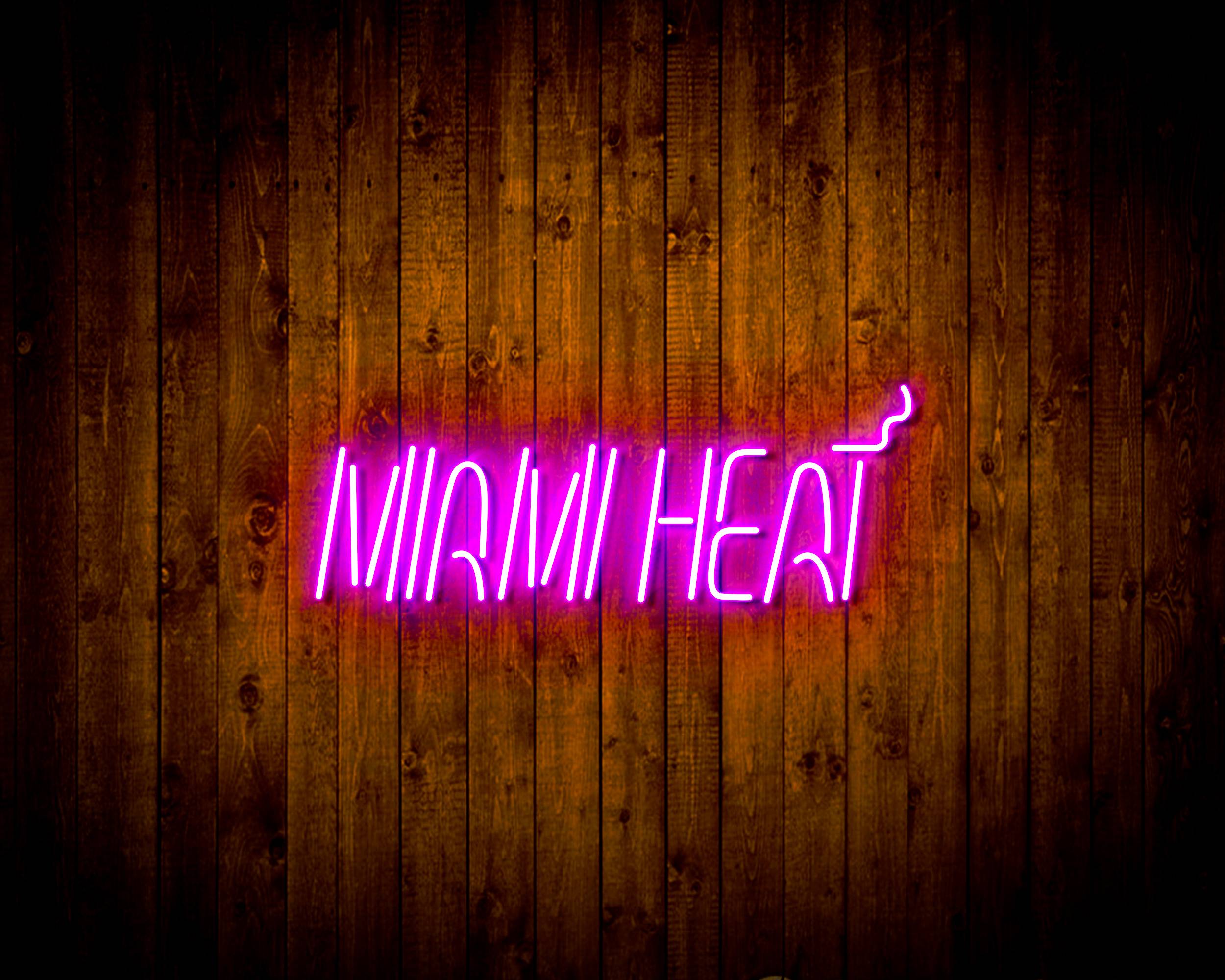NBA Miami Heat Handmade LED Neon Light Sign