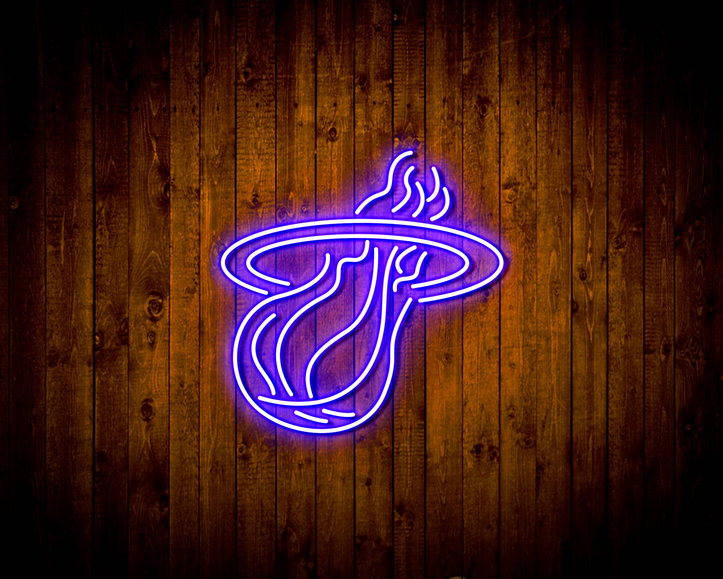 Miami Heat Handmade LED Neon Light Sign