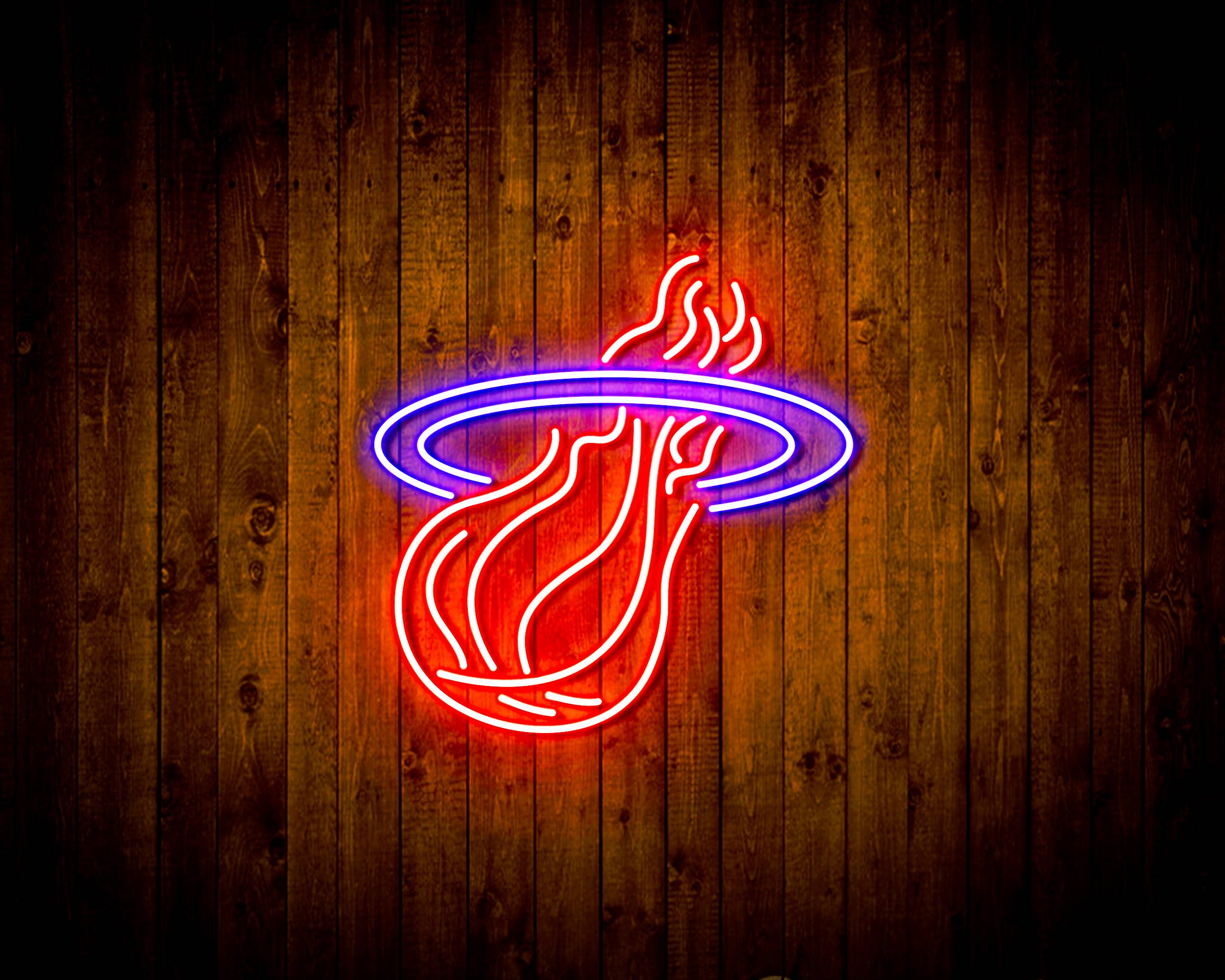 Miami Heat Handmade LED Neon Light Sign