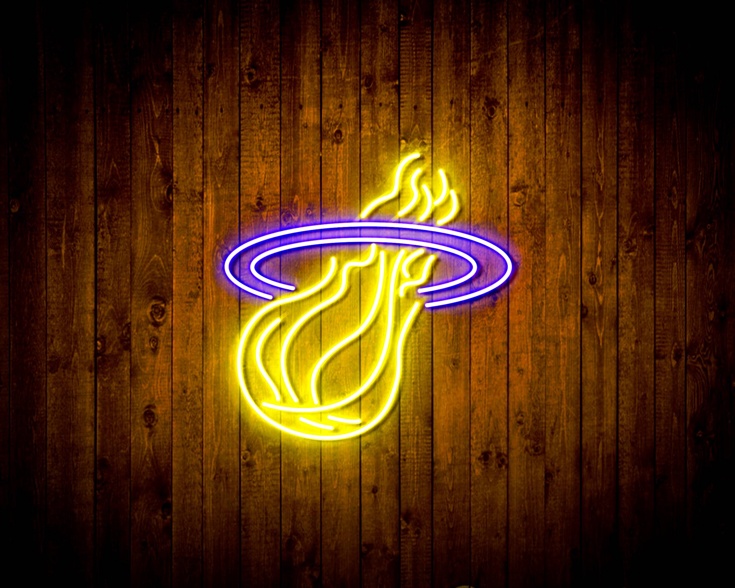 Miami Heat Handmade LED Neon Light Sign