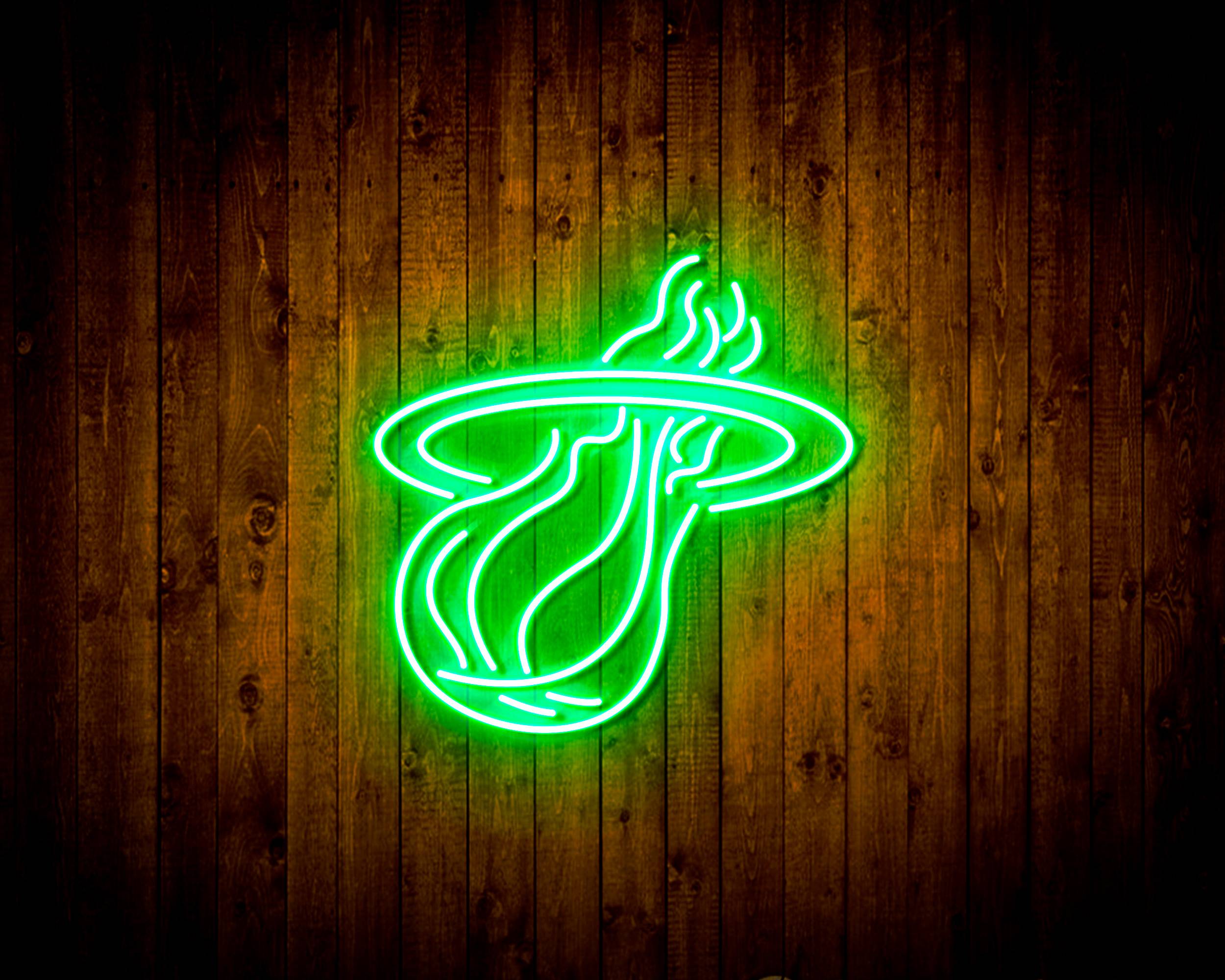 Miami Heat Handmade LED Neon Light Sign