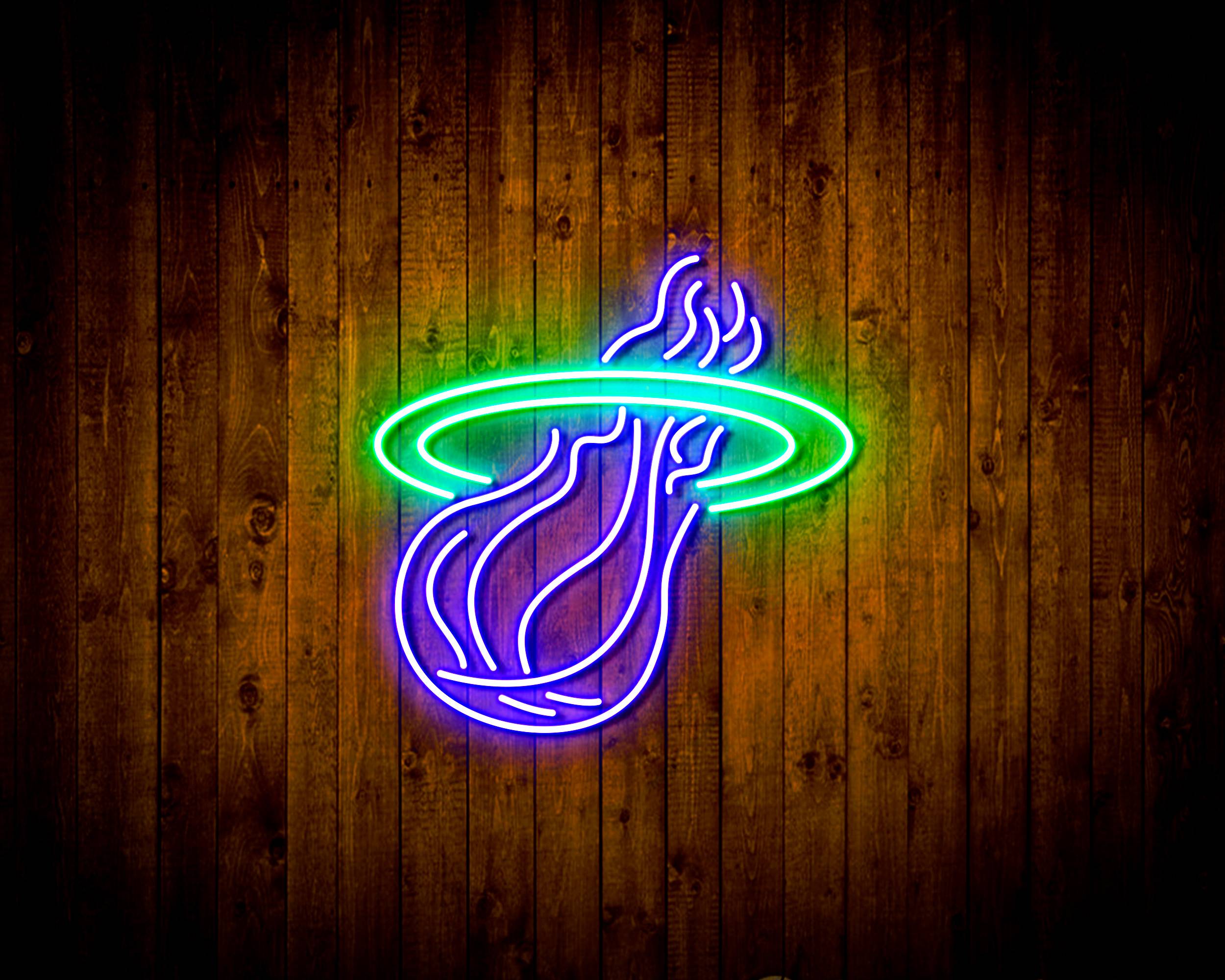 Miami Heat Handmade LED Neon Light Sign