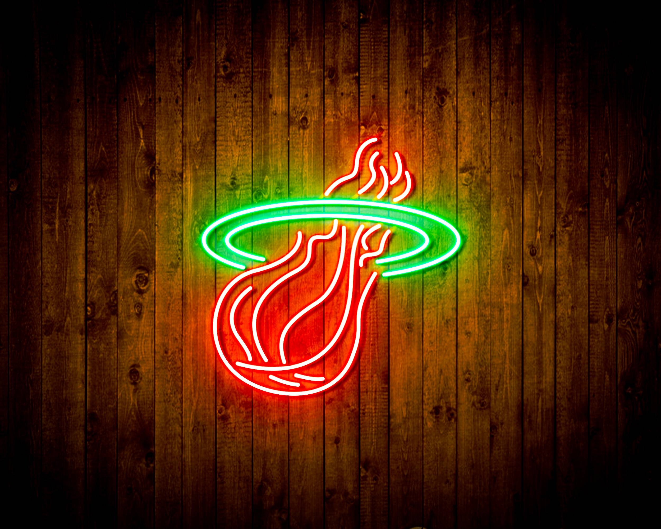 Miami Heat Handmade LED Neon Light Sign