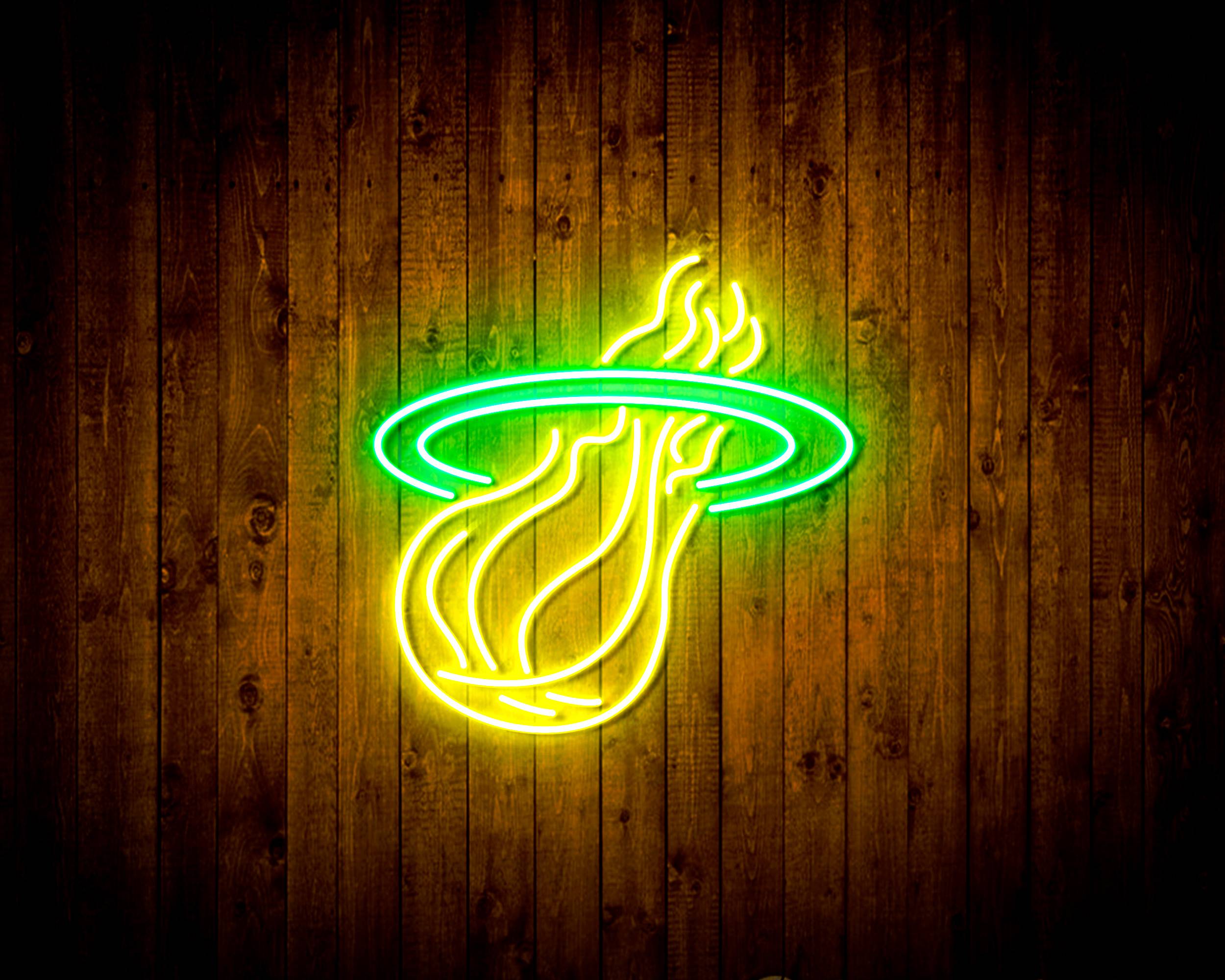 Miami Heat Handmade LED Neon Light Sign