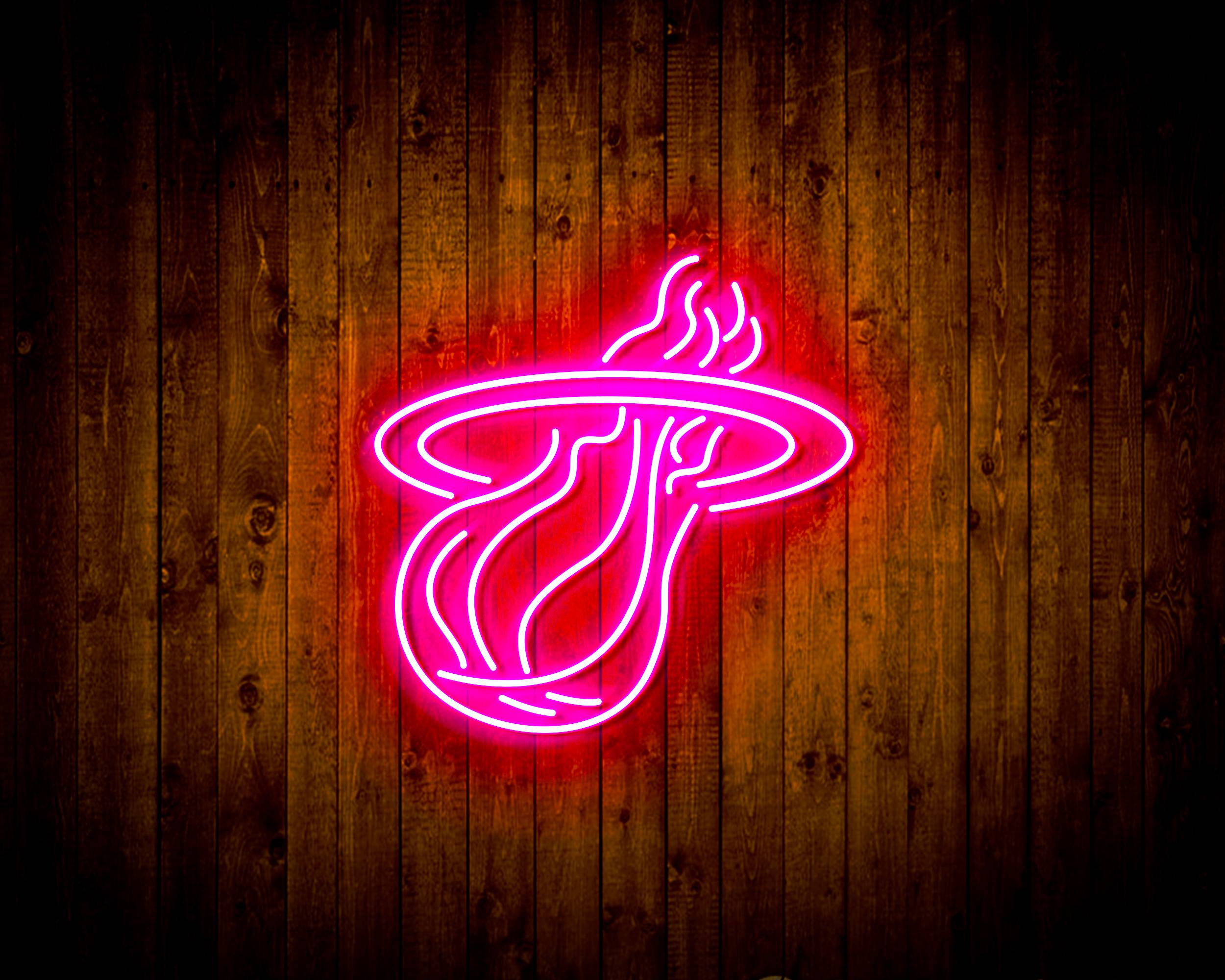 Miami Heat Handmade LED Neon Light Sign