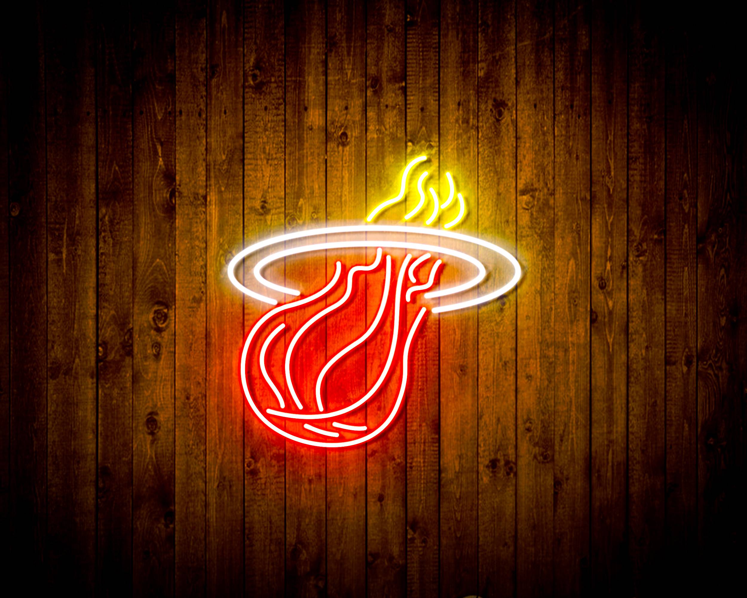 Miami Heat Handmade LED Neon Light Sign