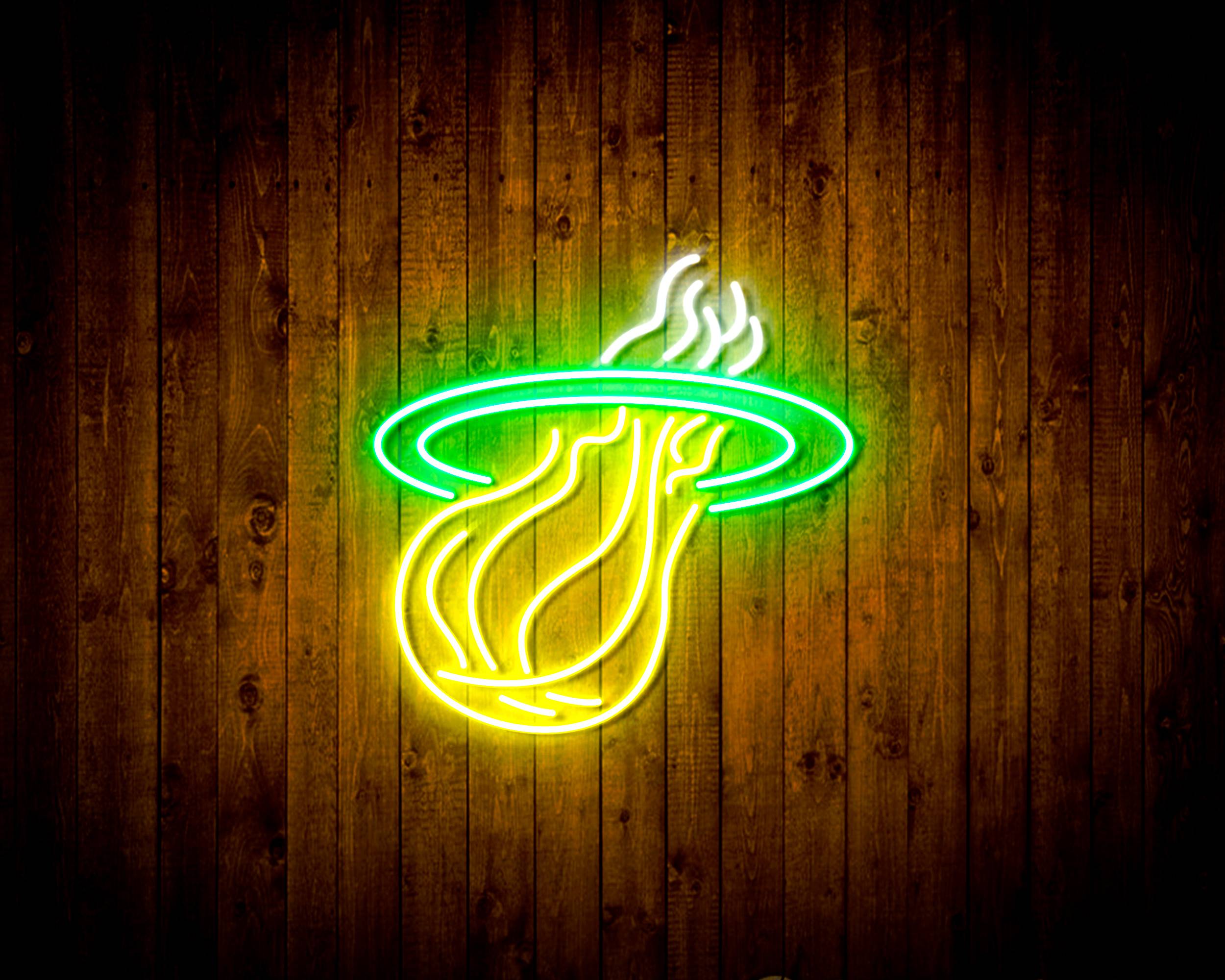 Miami Heat Handmade LED Neon Light Sign