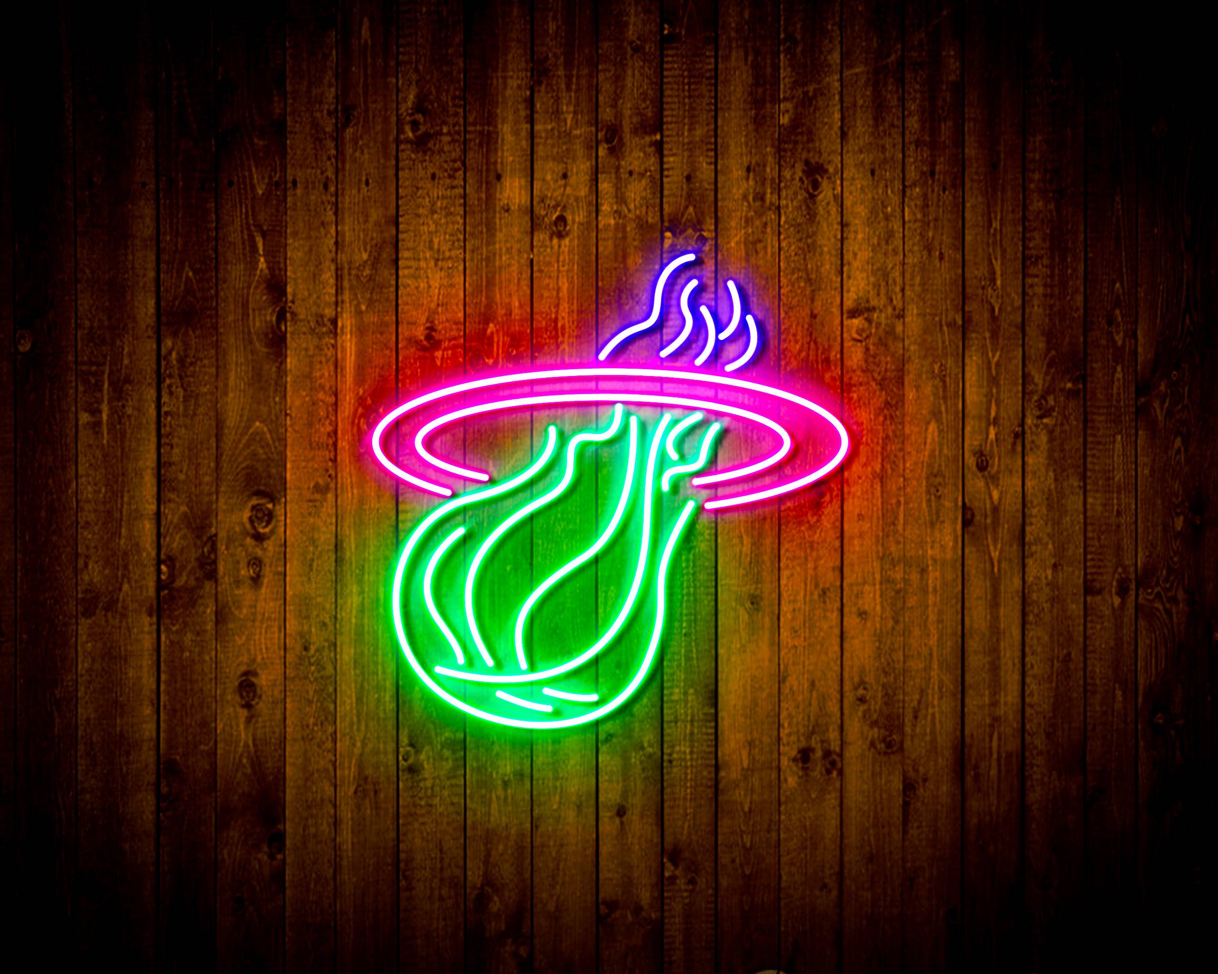 Miami Heat Handmade LED Neon Light Sign