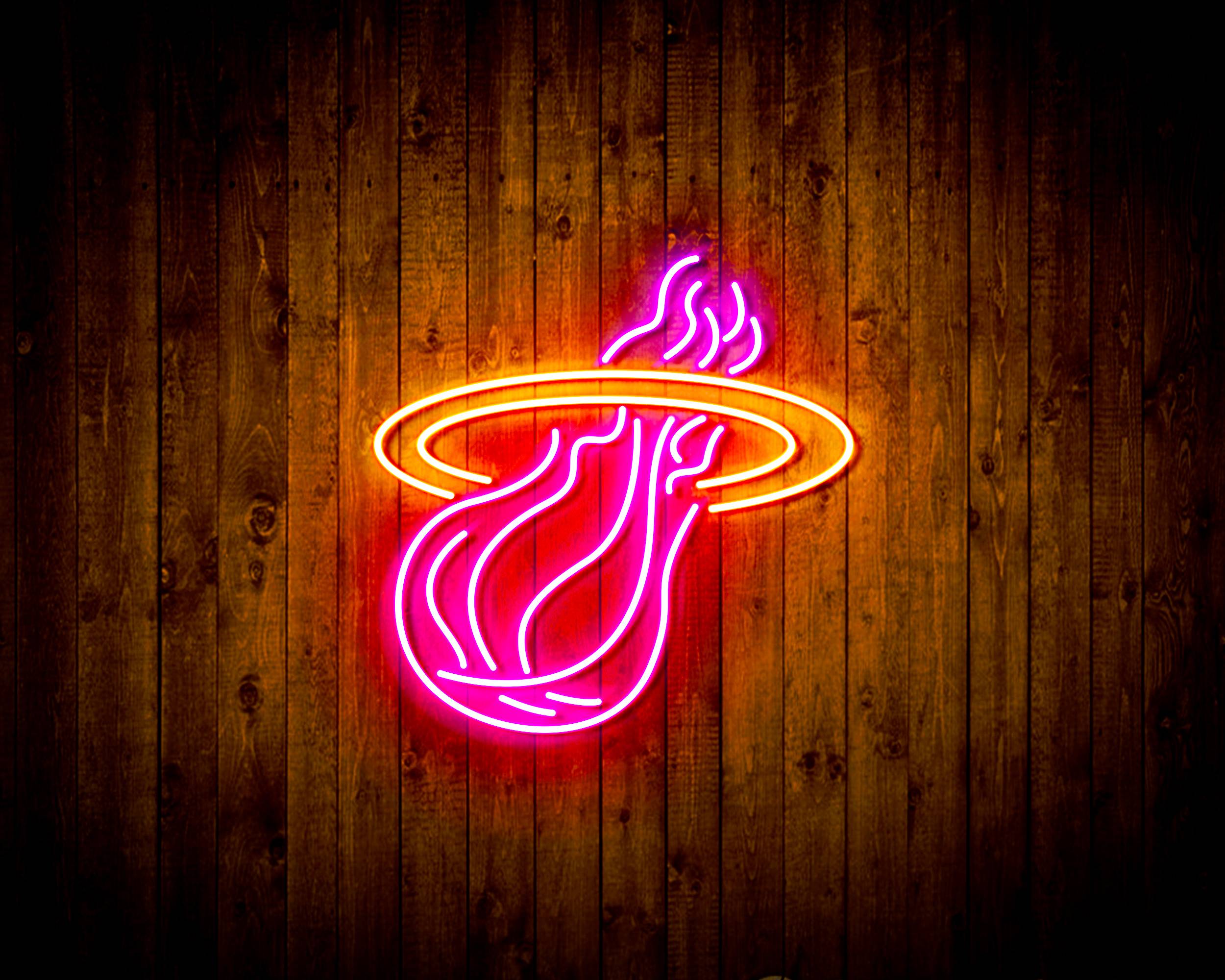 Miami Heat Handmade LED Neon Light Sign