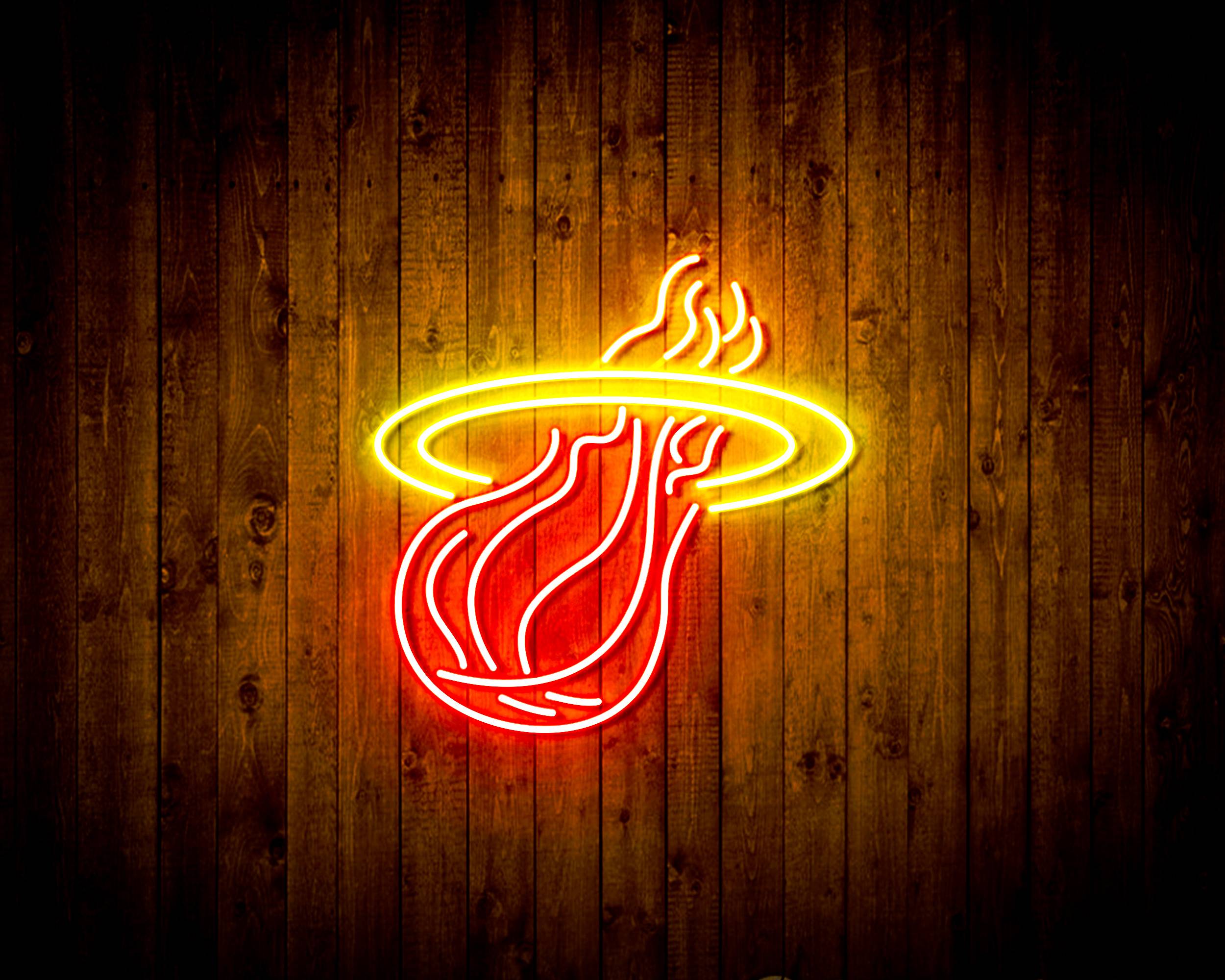 Miami Heat Handmade LED Neon Light Sign