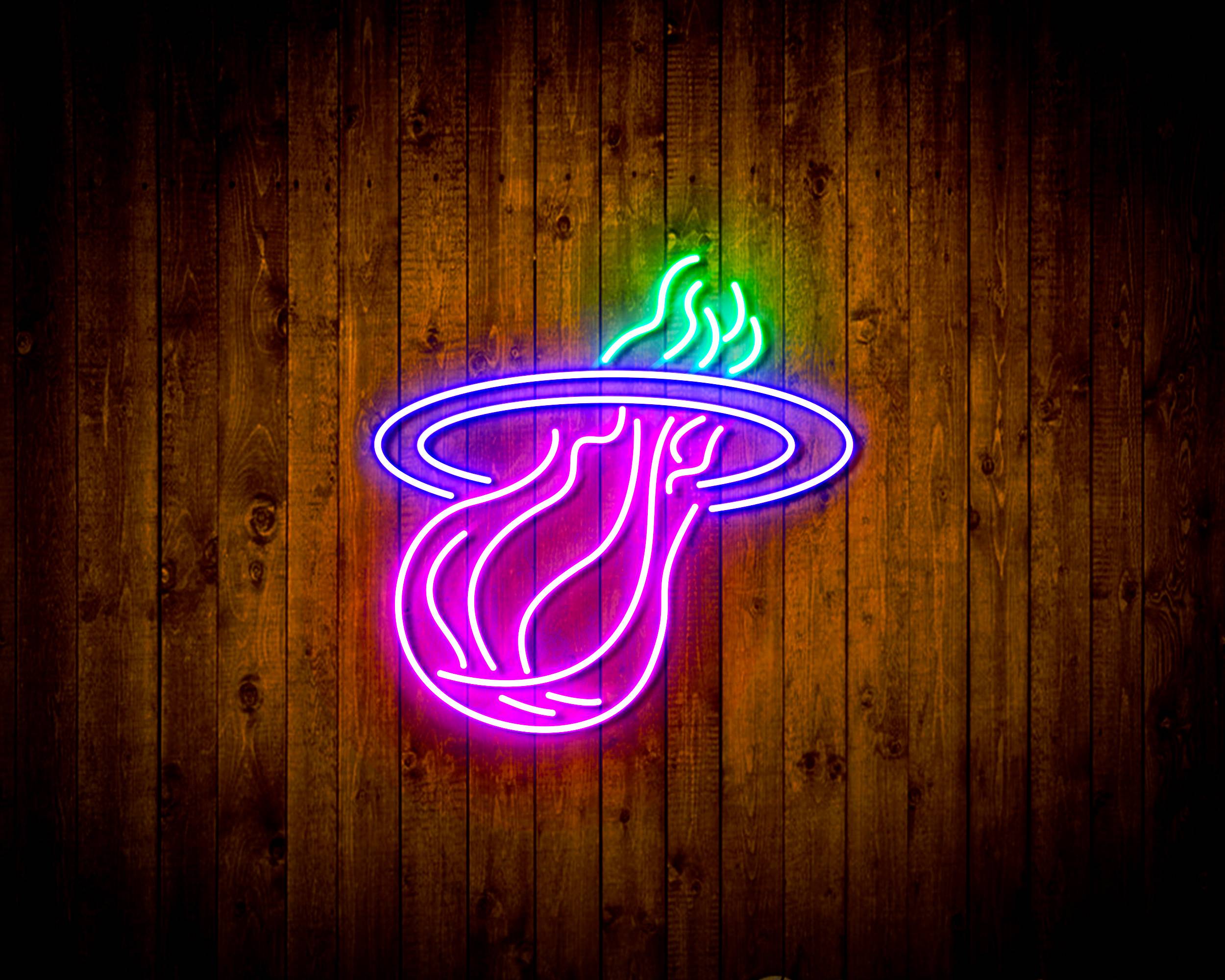 Miami Heat Handmade LED Neon Light Sign