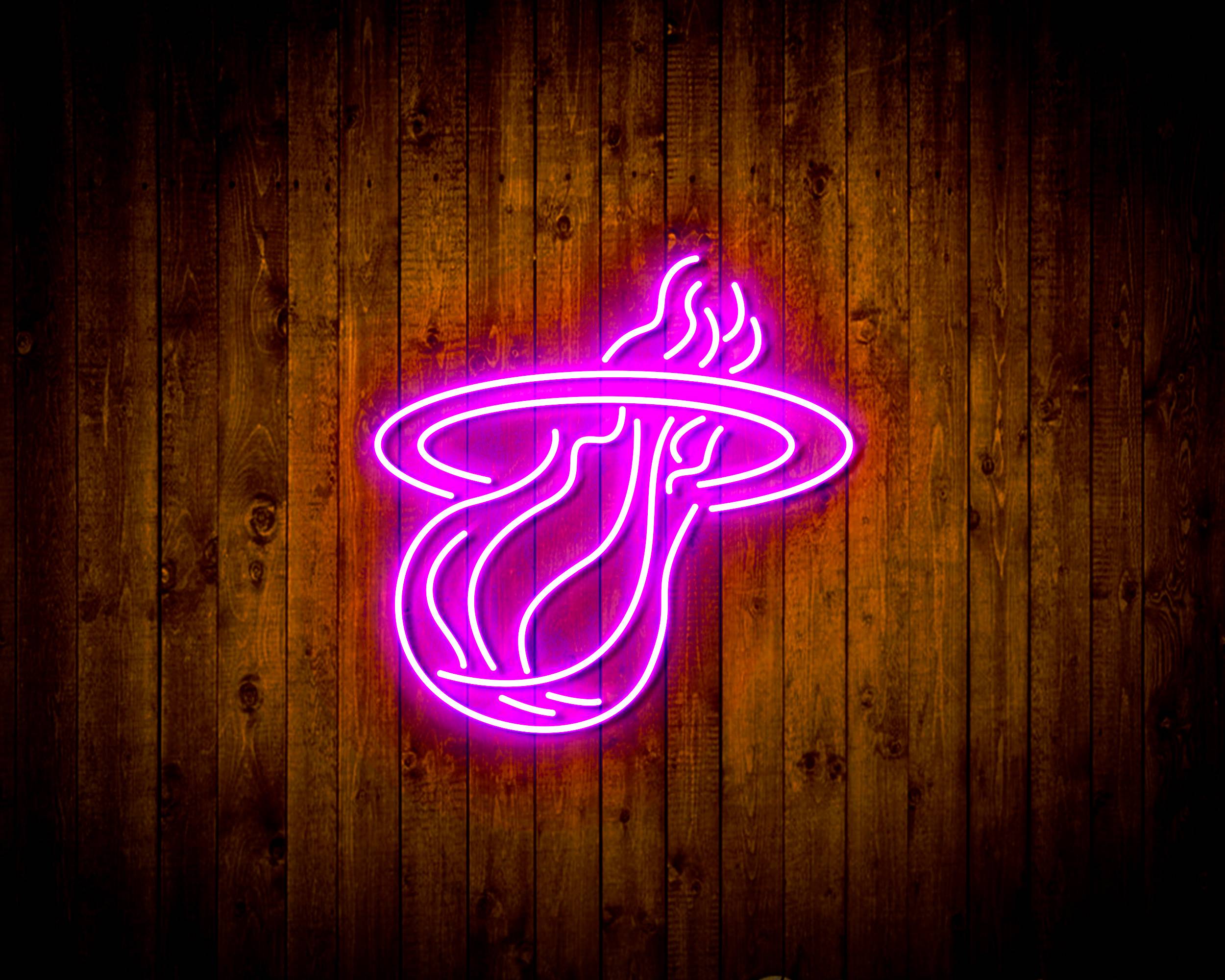 Miami Heat Handmade LED Neon Light Sign