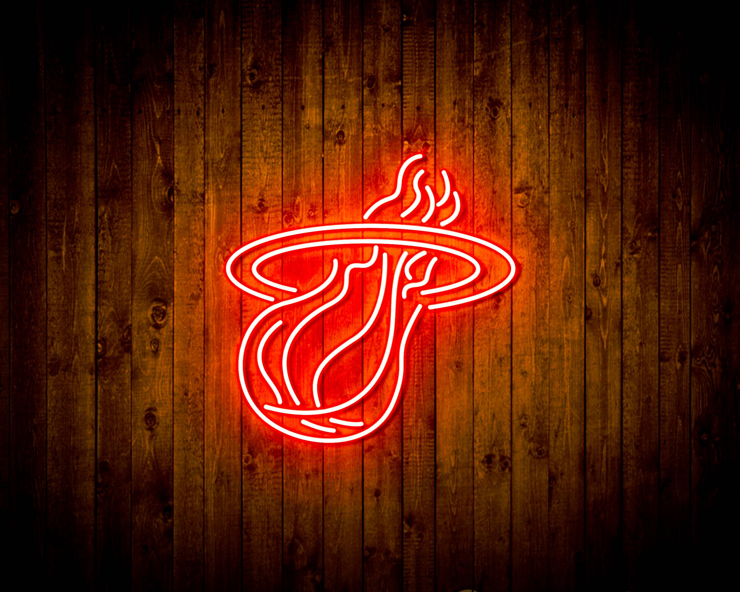 Miami Heat Handmade LED Neon Light Sign