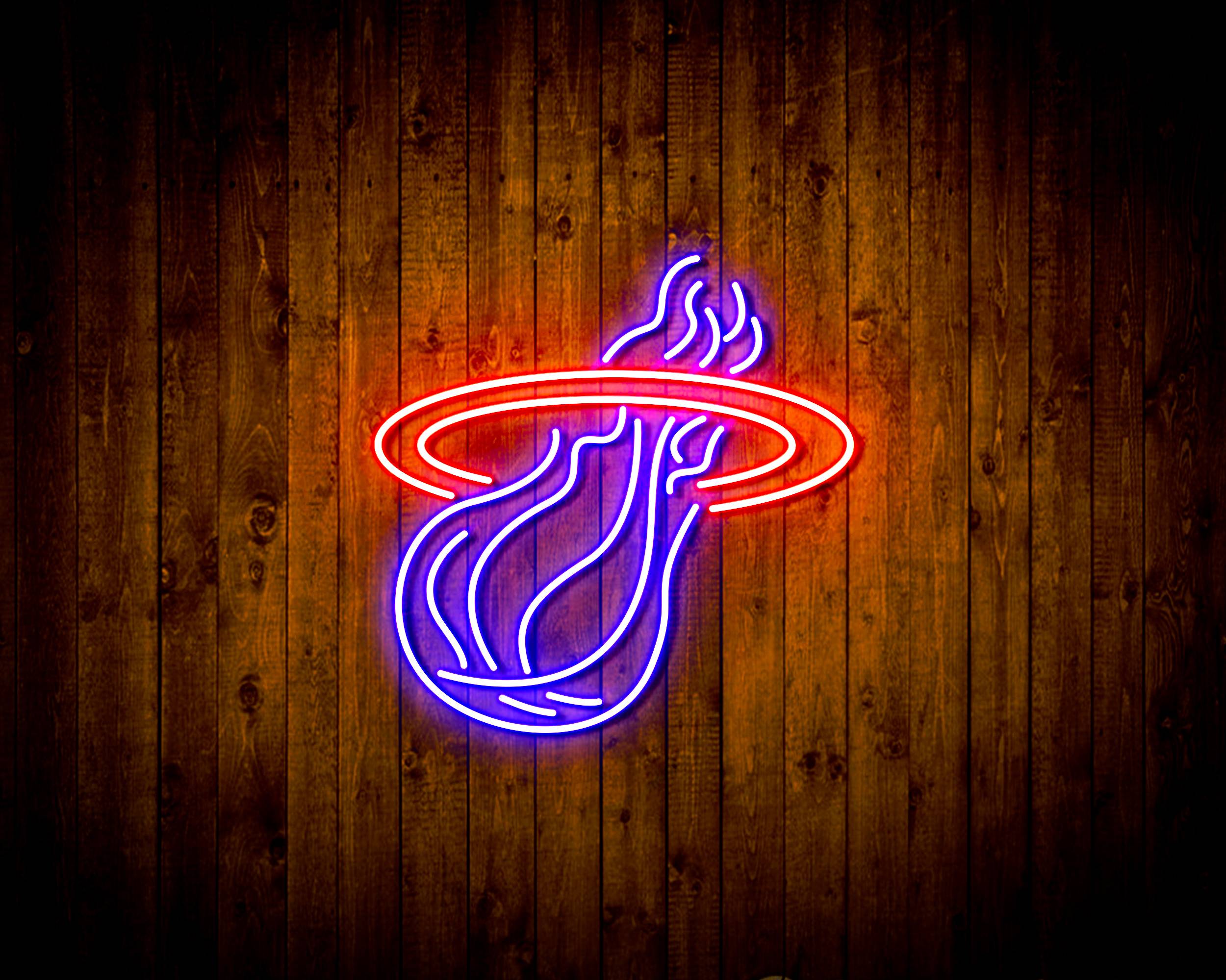 Miami Heat Handmade LED Neon Light Sign