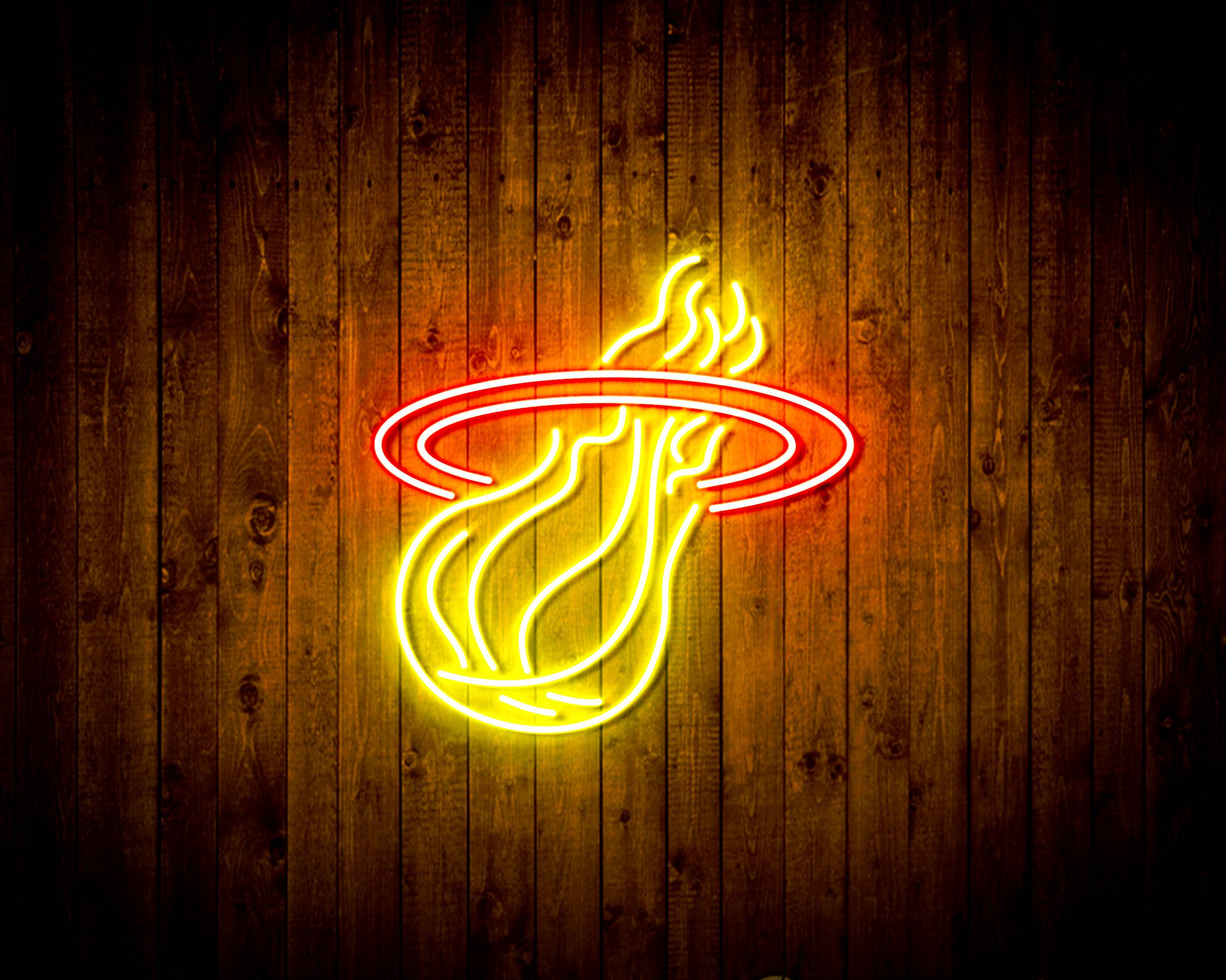 Miami Heat Handmade LED Neon Light Sign