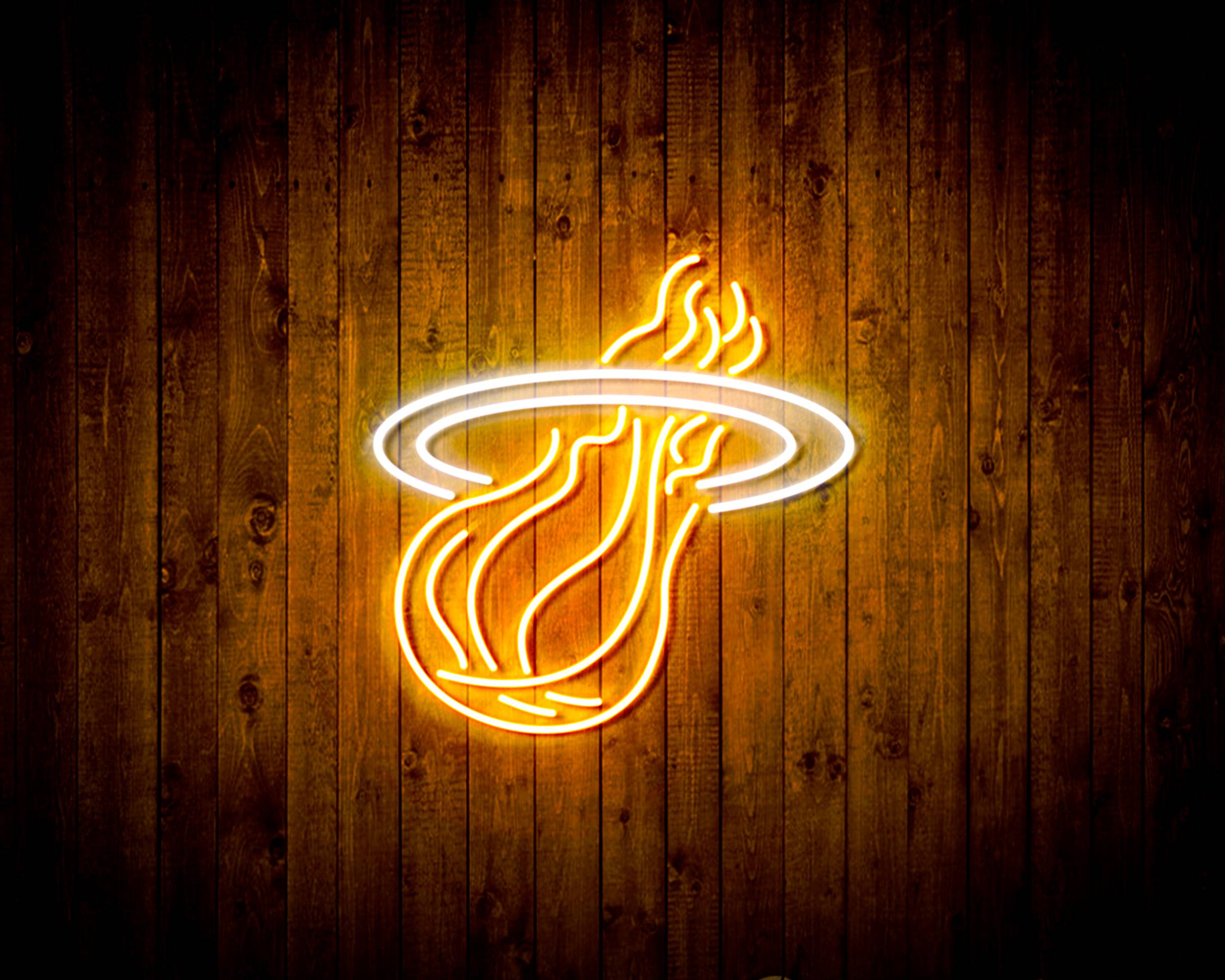 Miami Heat Handmade LED Neon Light Sign