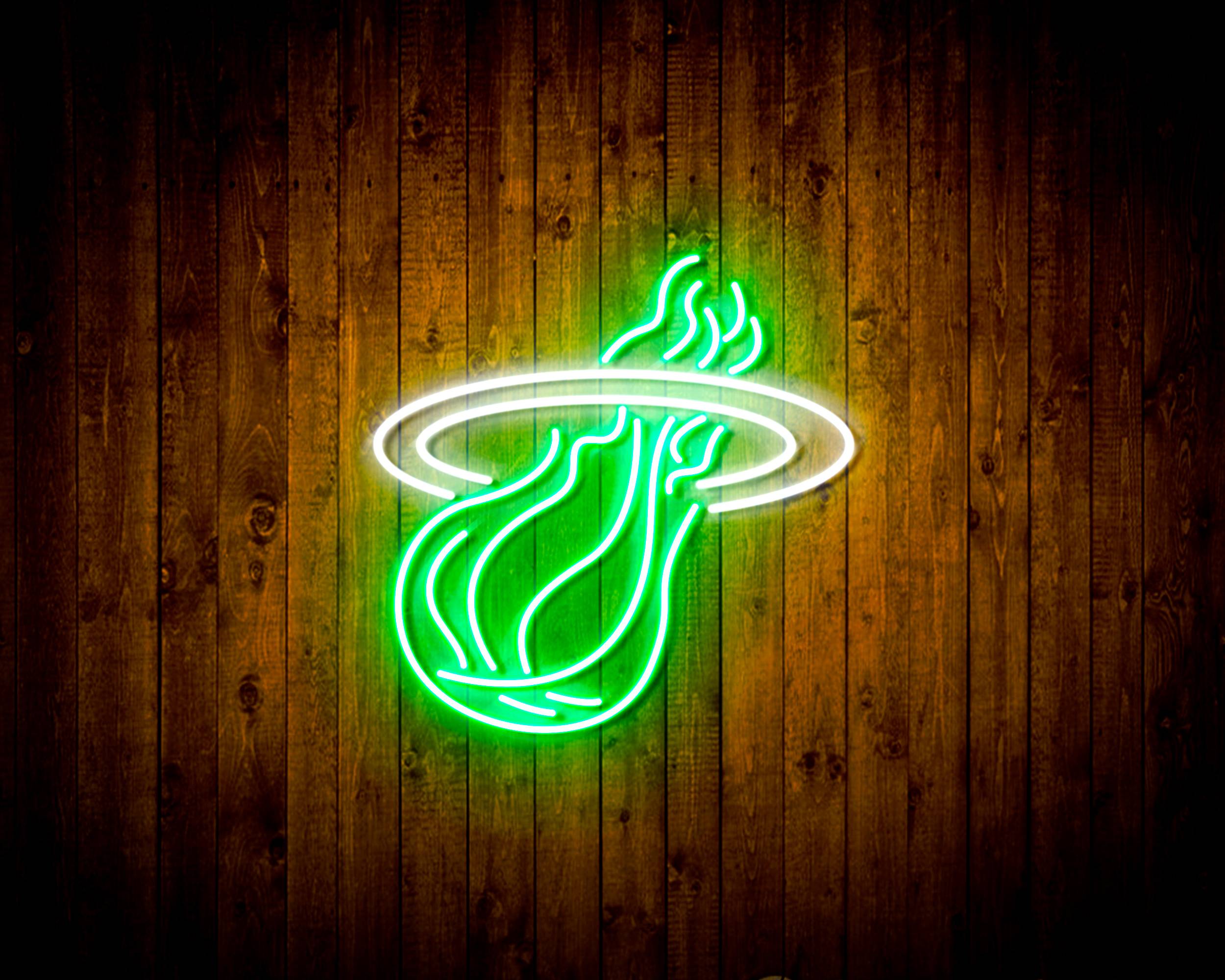 Miami Heat Handmade LED Neon Light Sign