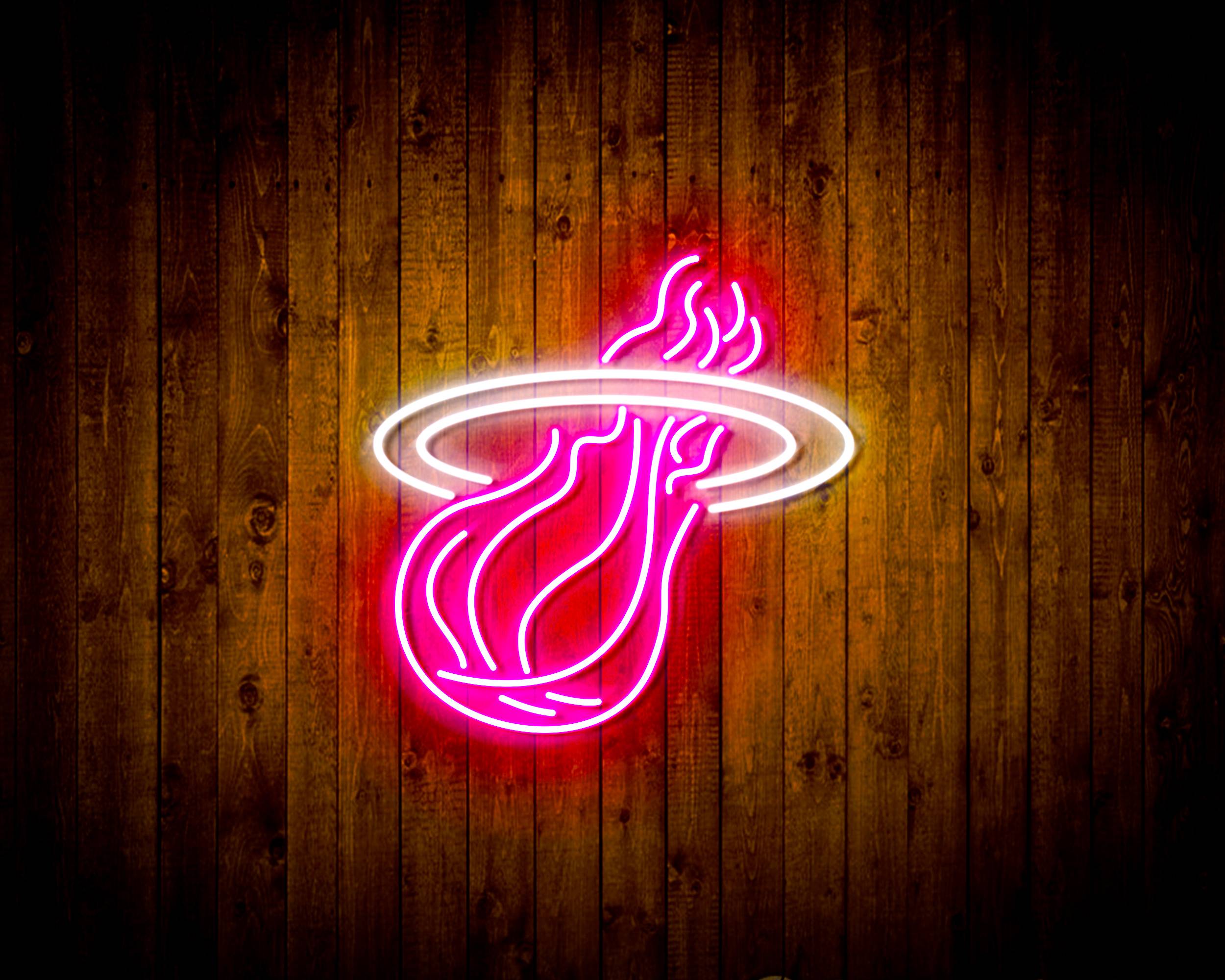 Miami Heat Handmade LED Neon Light Sign