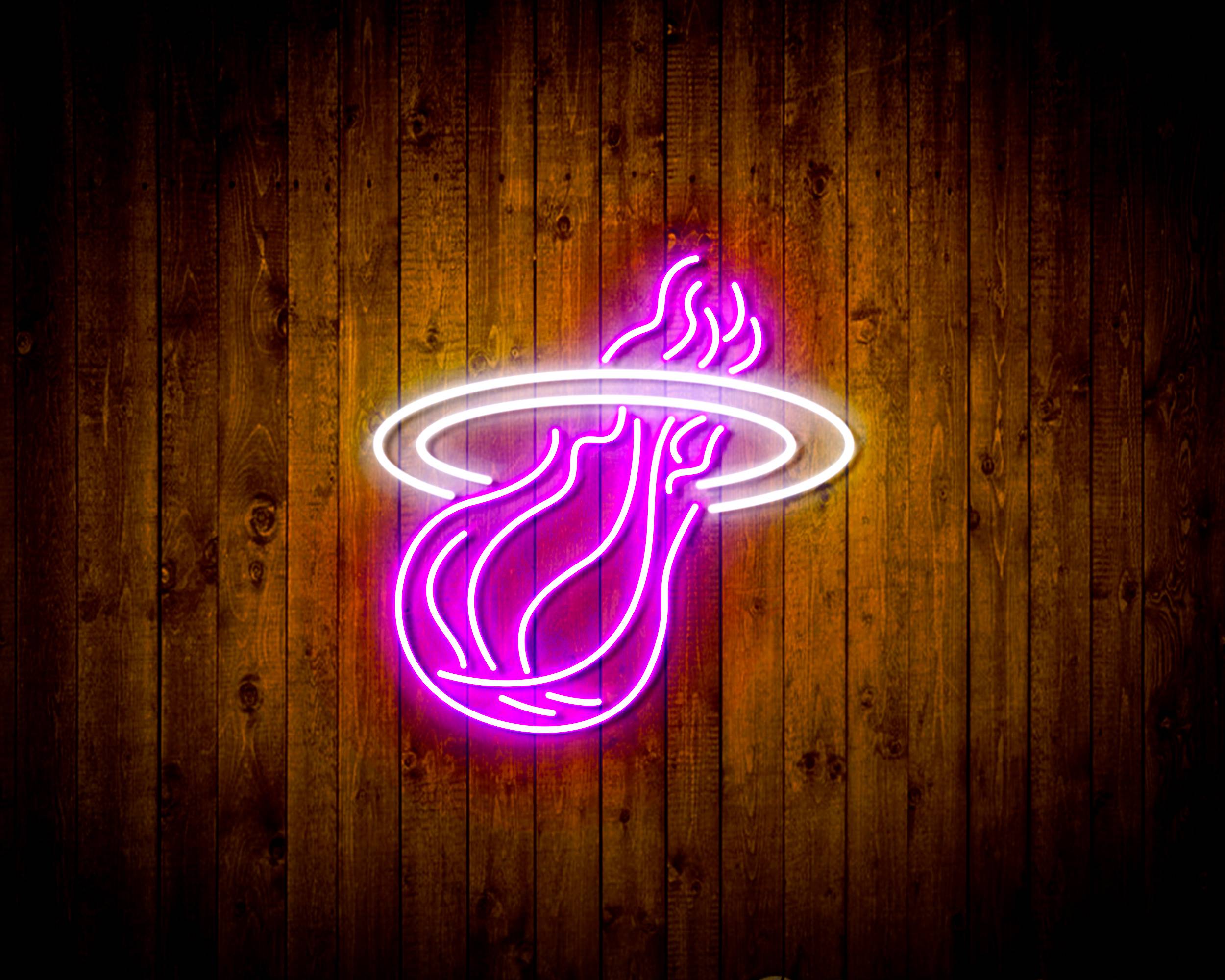 Miami Heat Handmade LED Neon Light Sign