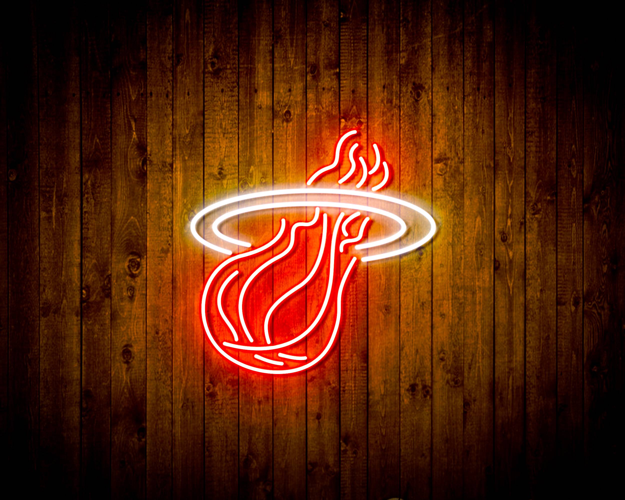 Miami Heat Handmade LED Neon Light Sign