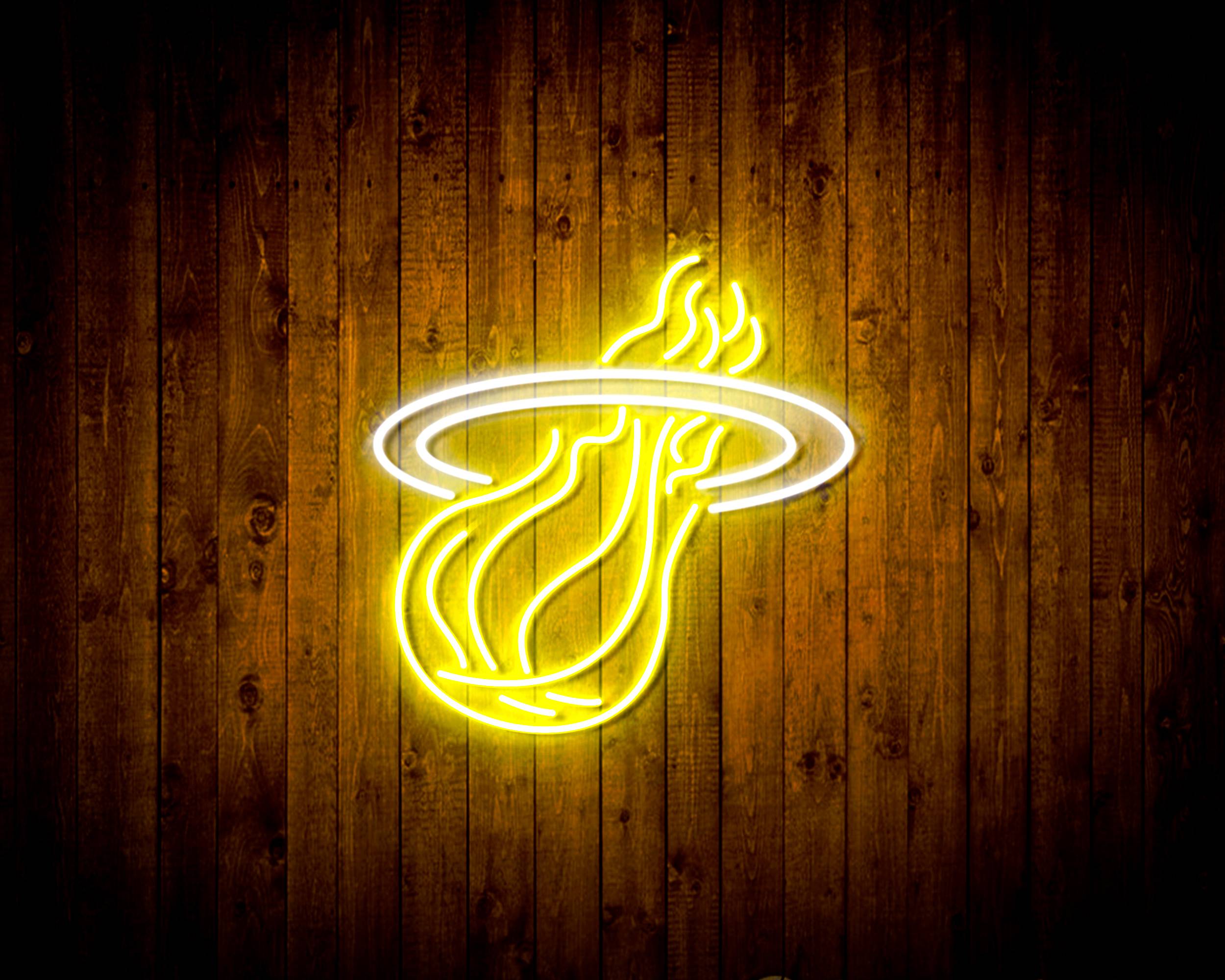 Miami Heat Handmade LED Neon Light Sign