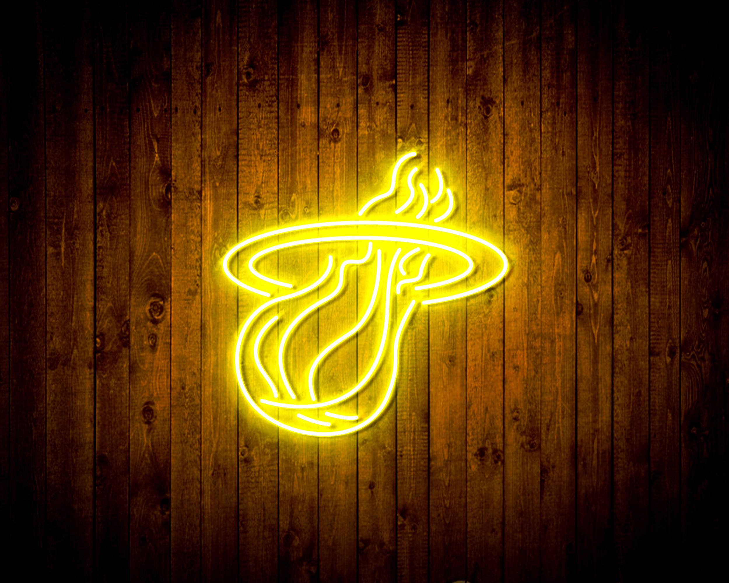 Miami Heat Handmade LED Neon Light Sign