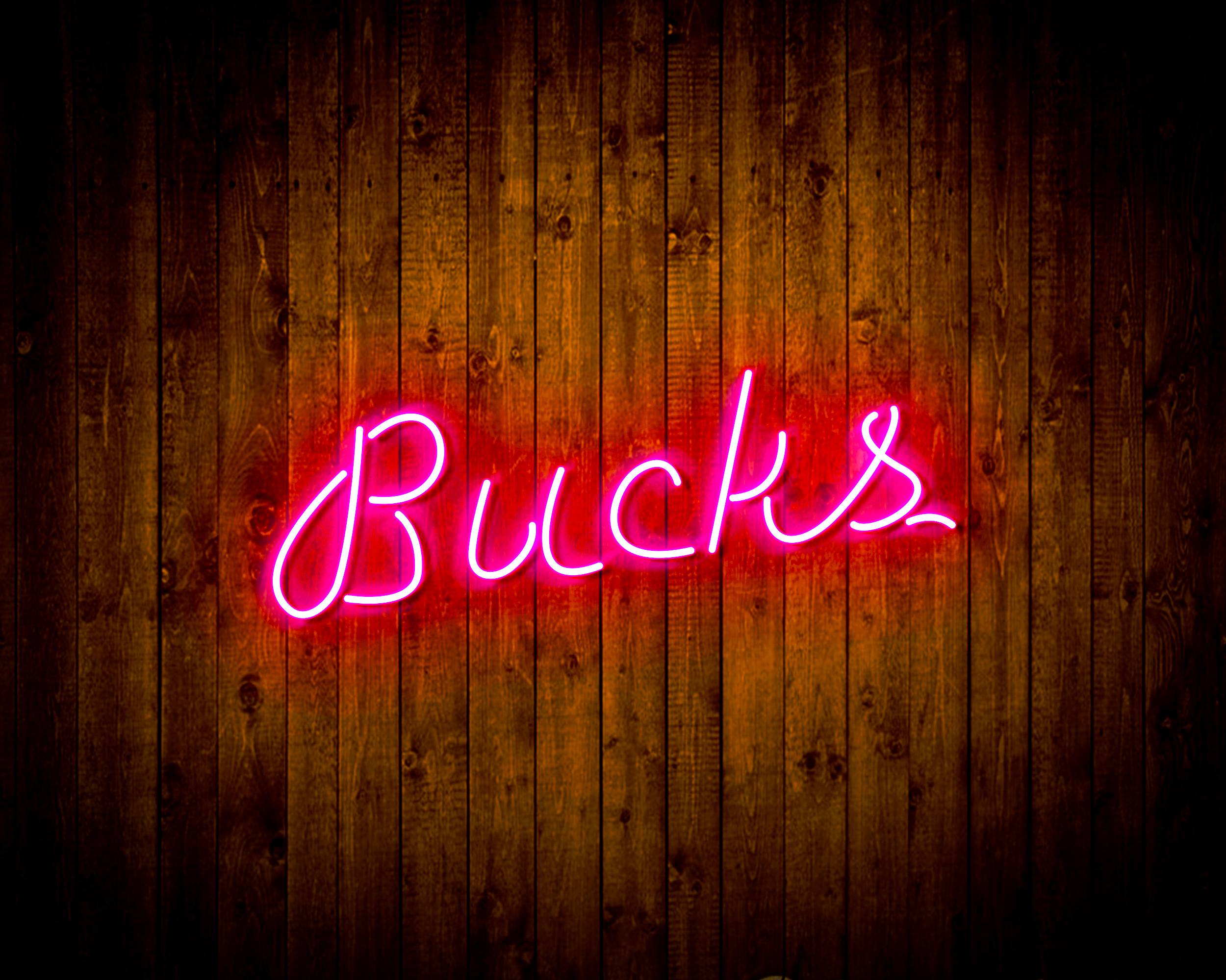 NBA Milwaukee Bucks Handmade LED Neon Light Sign