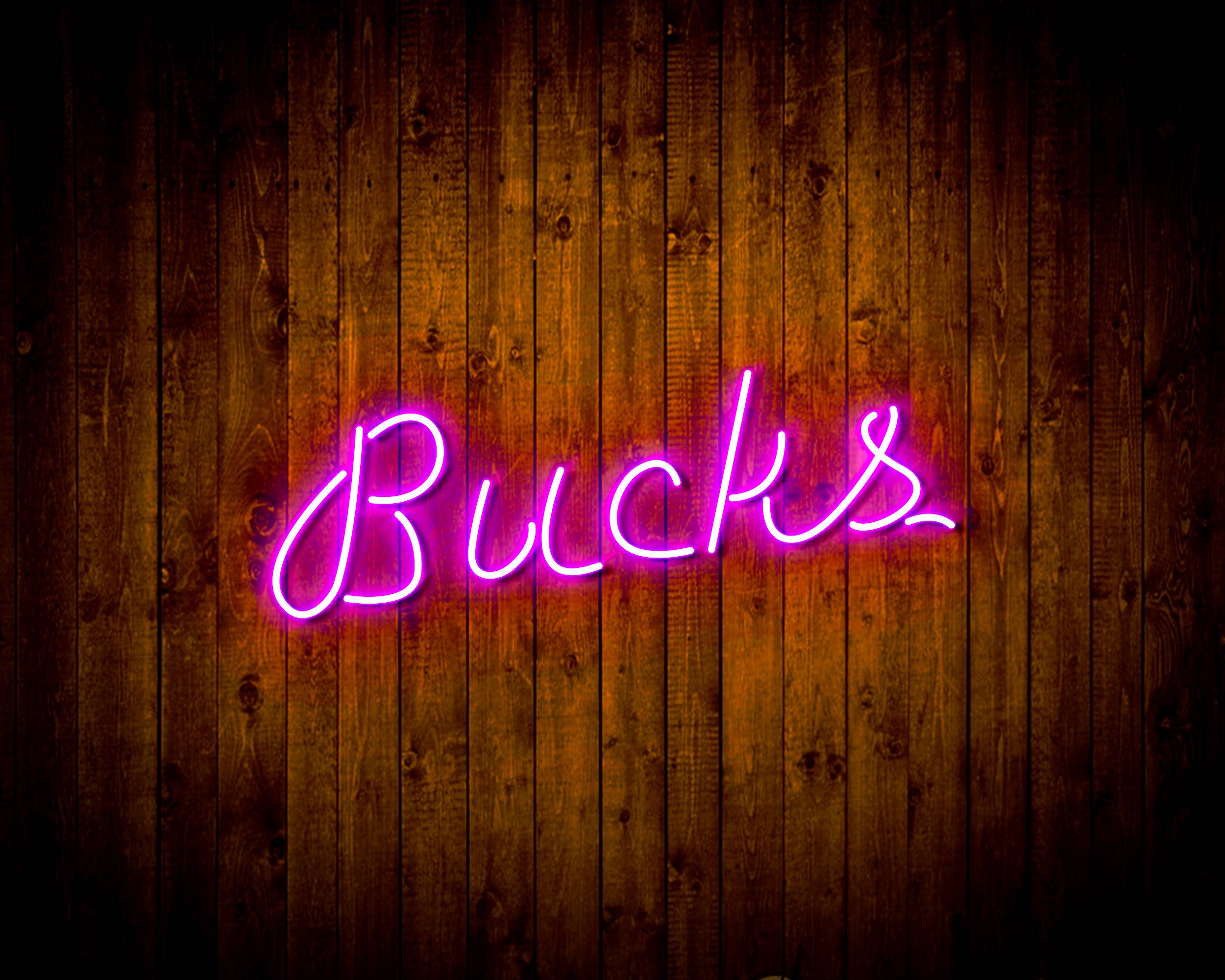 NBA Milwaukee Bucks Handmade LED Neon Light Sign