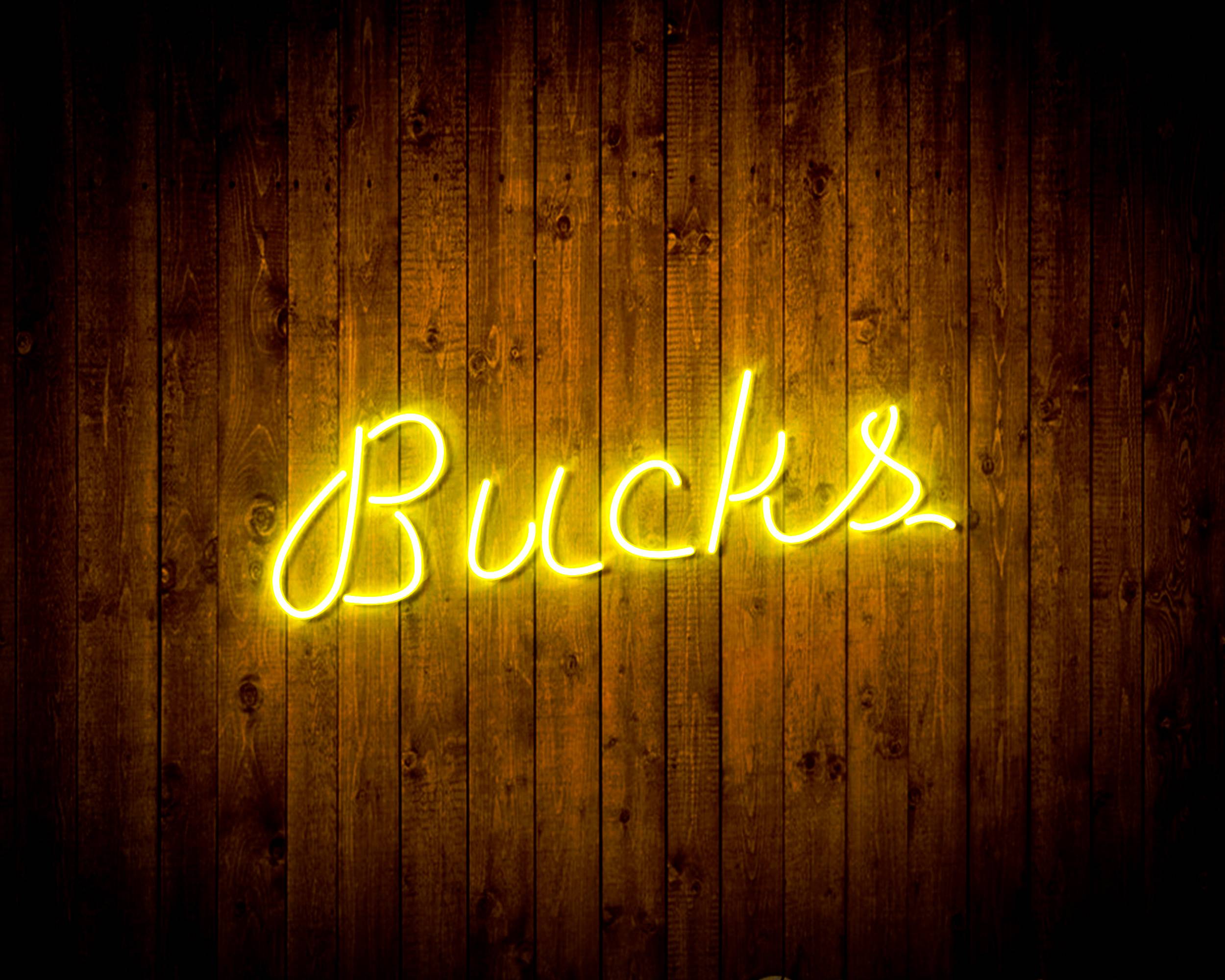 NBA Milwaukee Bucks Handmade LED Neon Light Sign