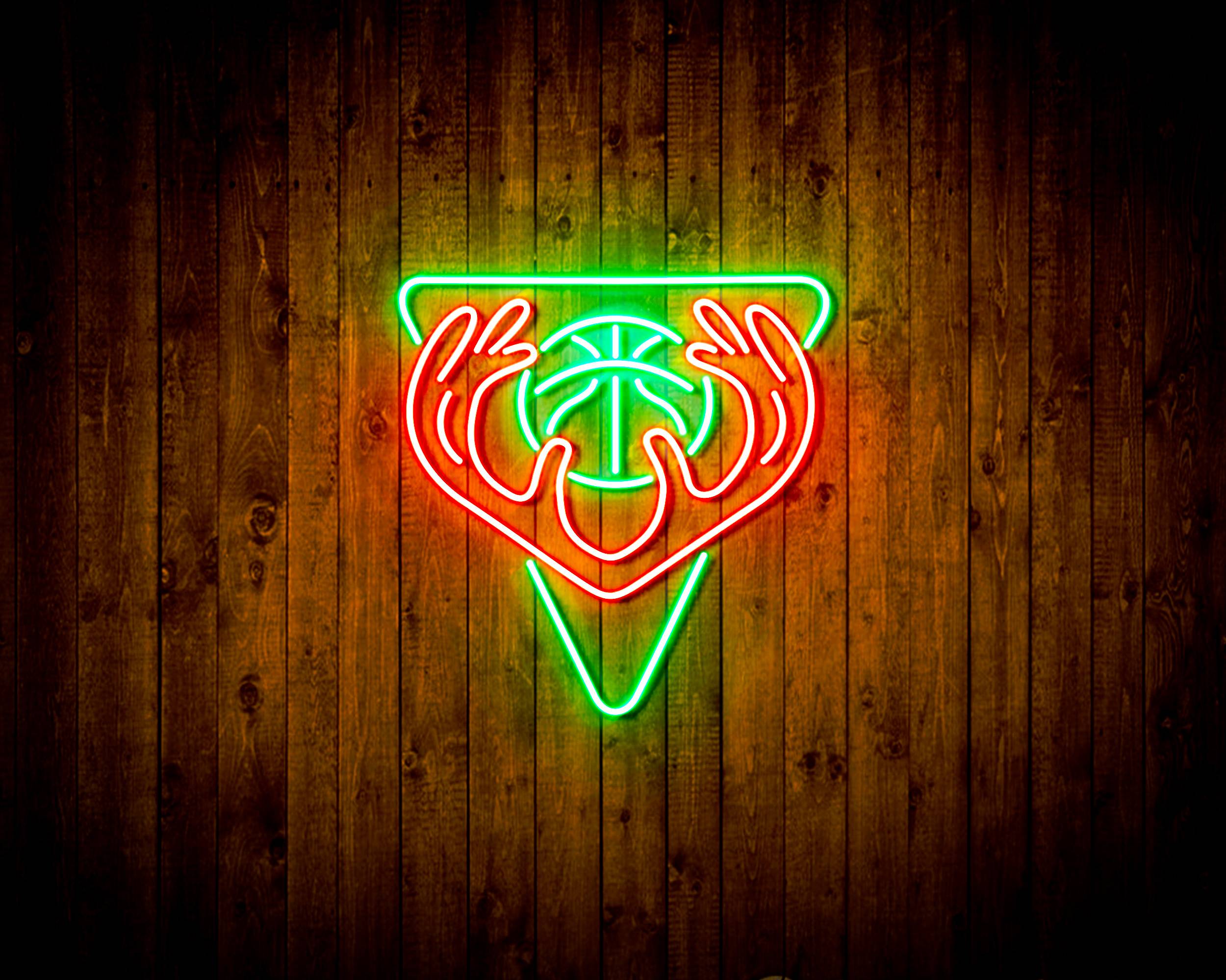 NBA Milwaukee Bucks Logo Handmade LED Neon Light Sign