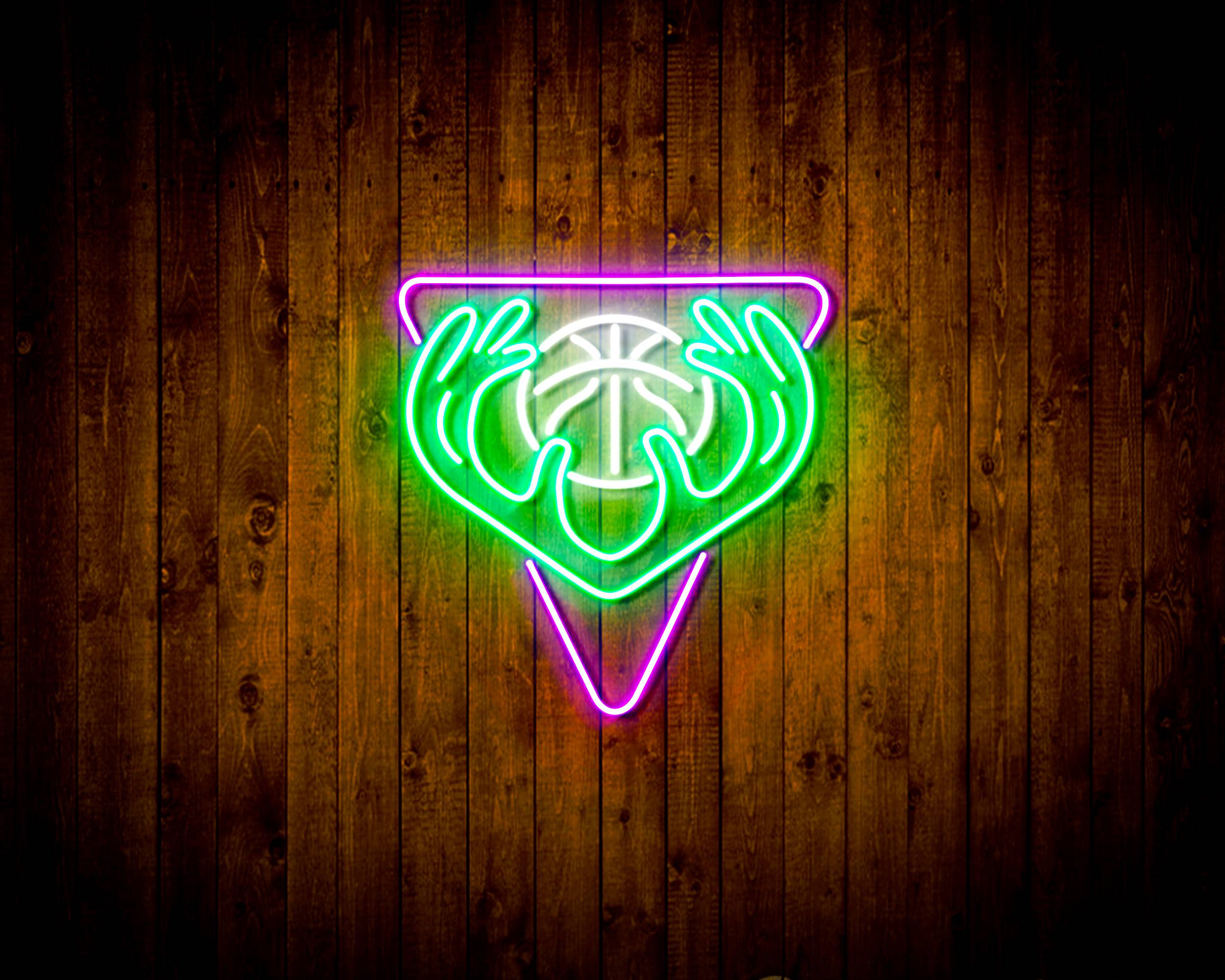 NBA Milwaukee Bucks Logo Handmade LED Neon Light Sign