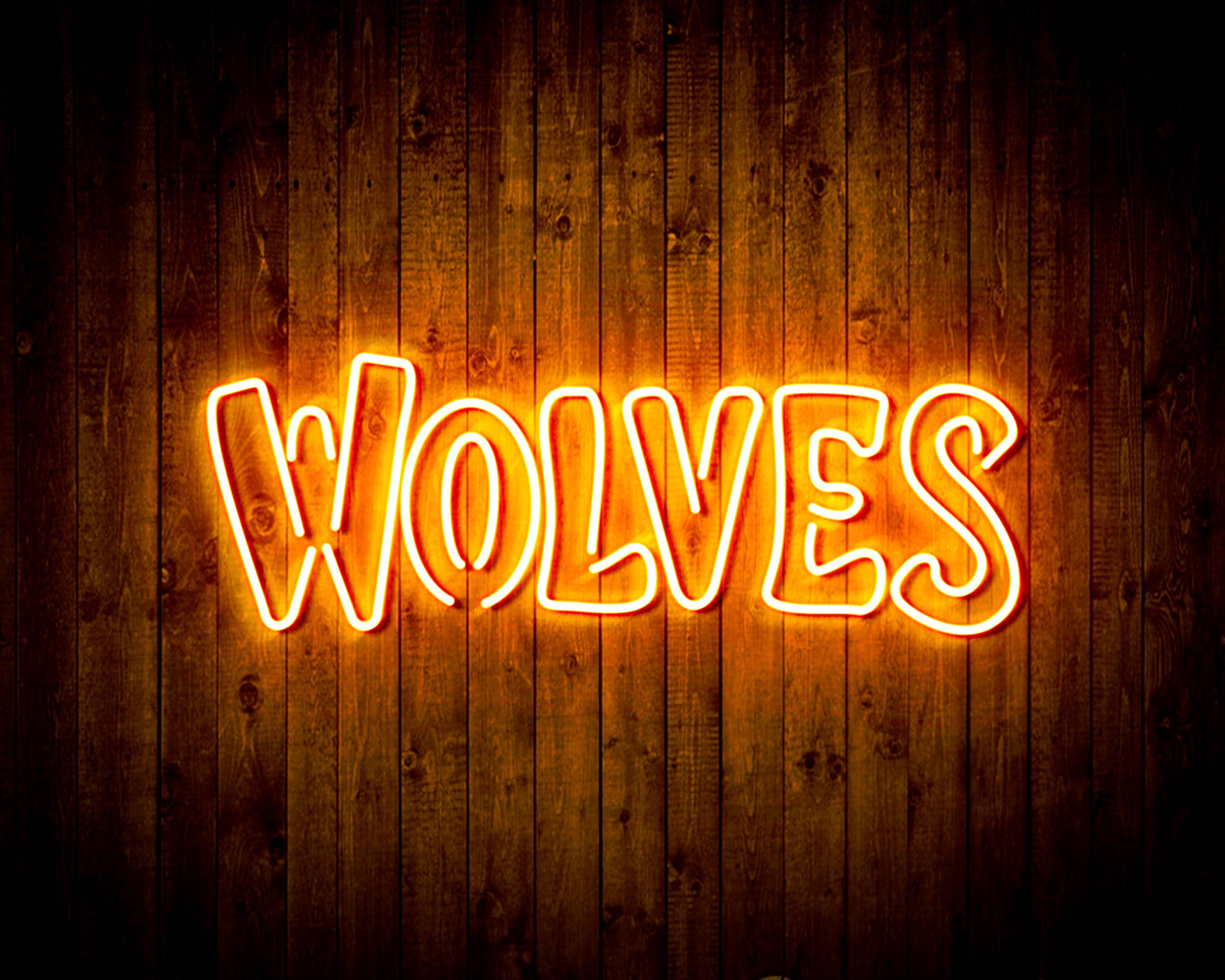 NBA Minnesota Timberwolves Handmade LED Neon Light Sign