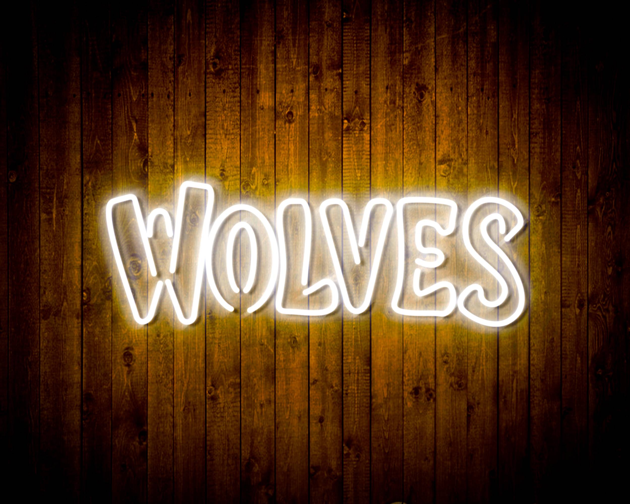 NBA Minnesota Timberwolves Handmade LED Neon Light Sign