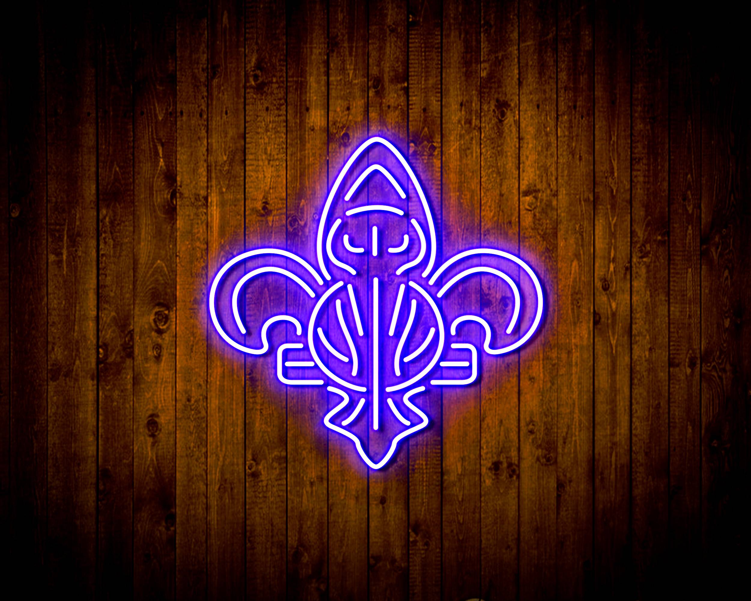 NBA New Orleans Pelicans Handmade LED Neon Light Sign