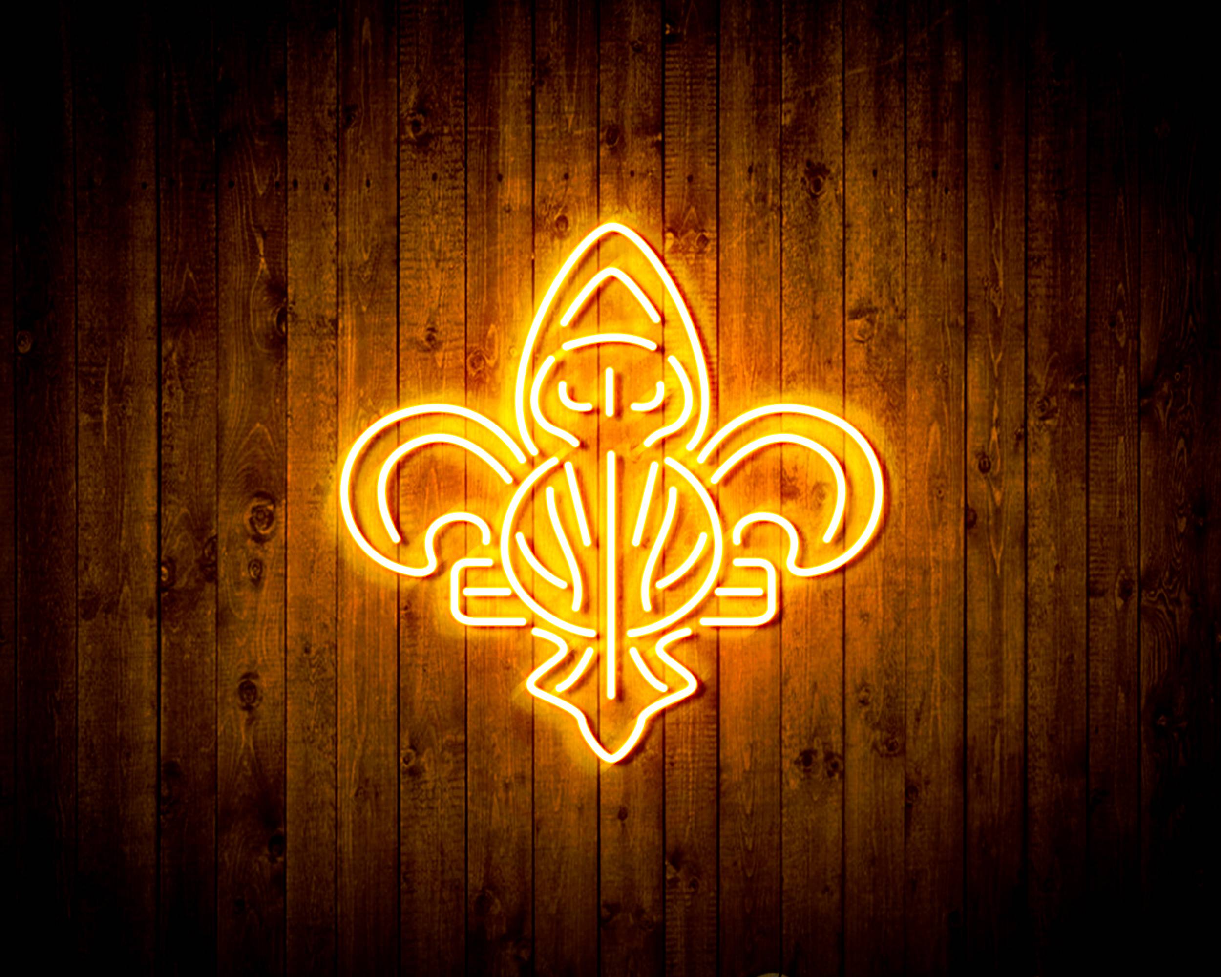 NBA New Orleans Pelicans Handmade LED Neon Light Sign