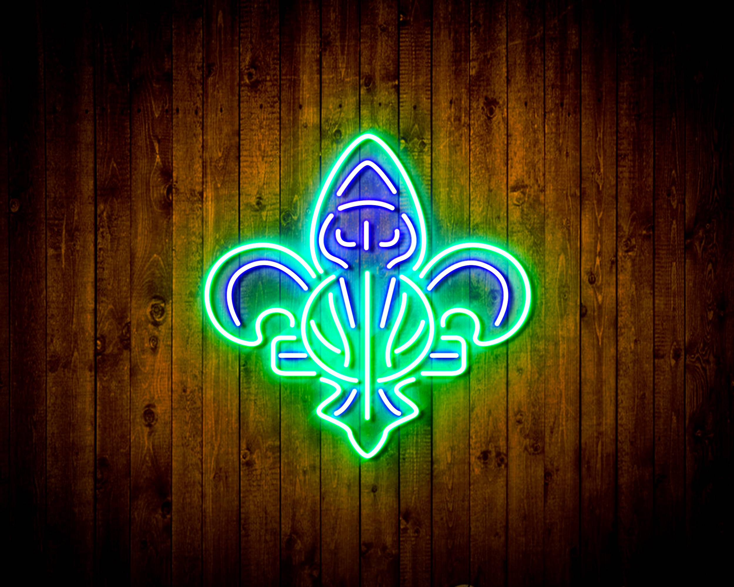 NBA New Orleans Pelicans Handmade LED Neon Light Sign