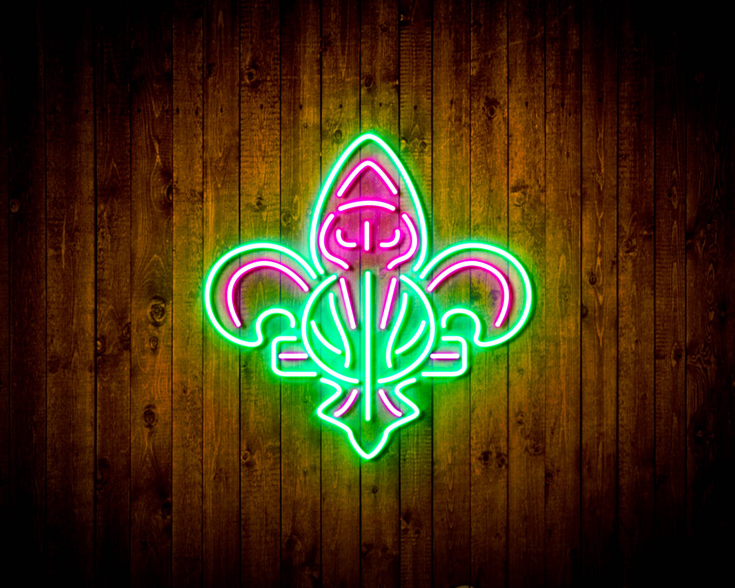 NBA New Orleans Pelicans Handmade LED Neon Light Sign