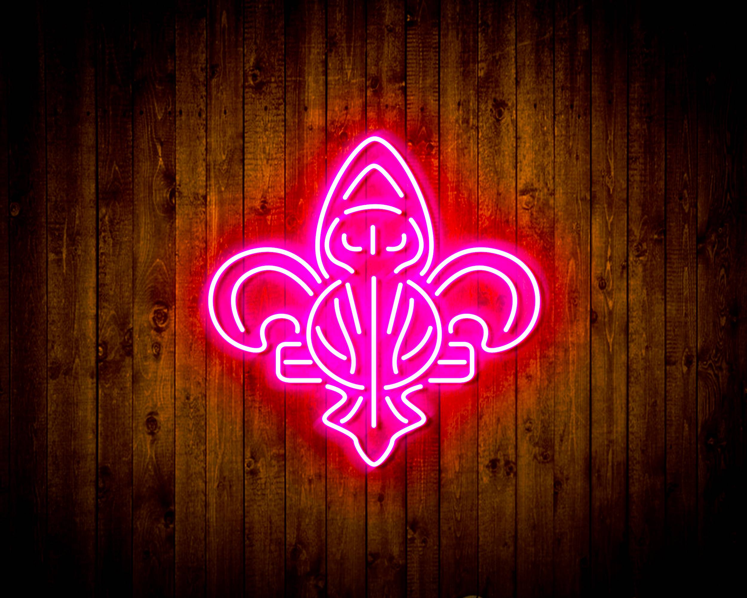 NBA New Orleans Pelicans Handmade LED Neon Light Sign