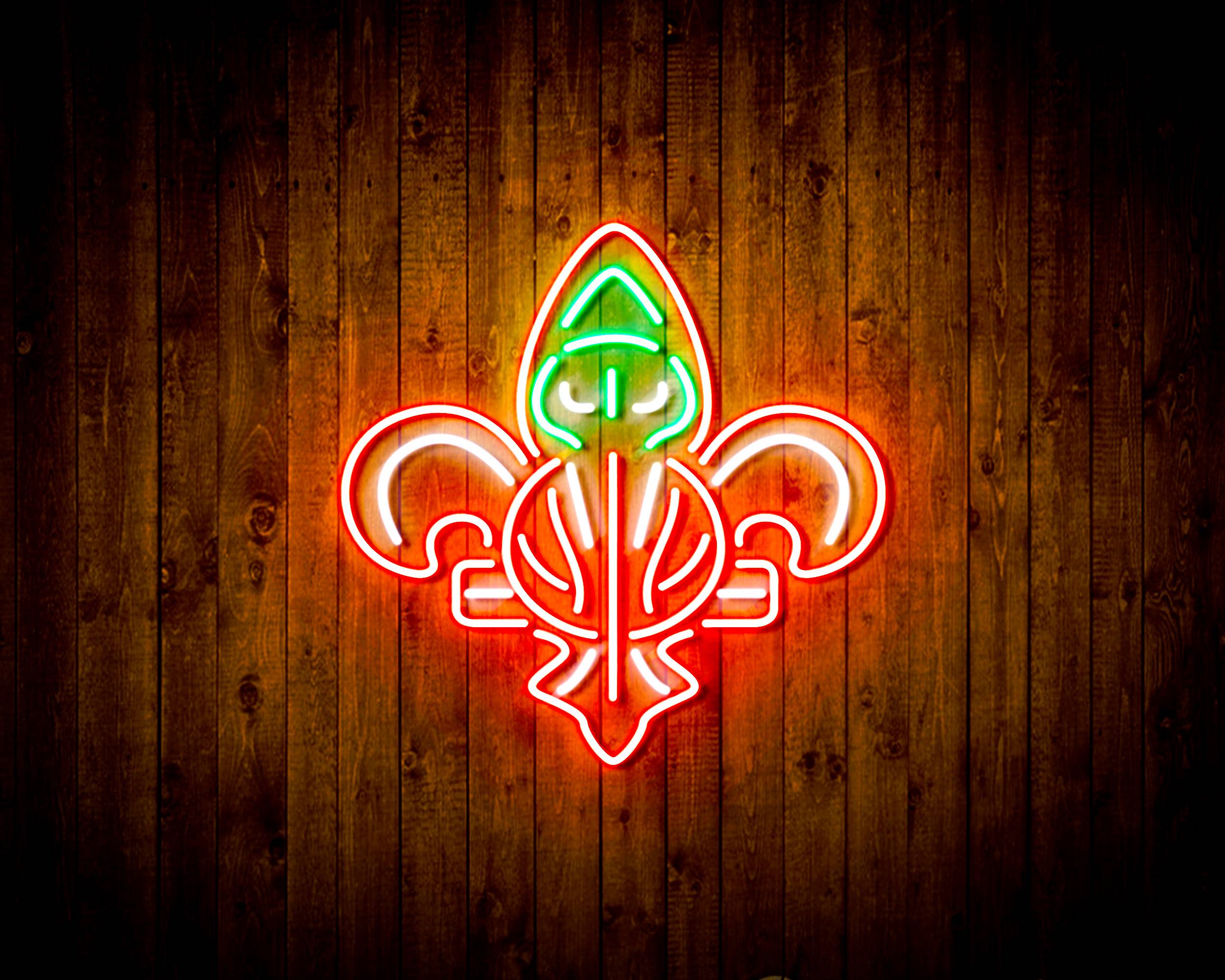 NBA New Orleans Pelicans Handmade LED Neon Light Sign