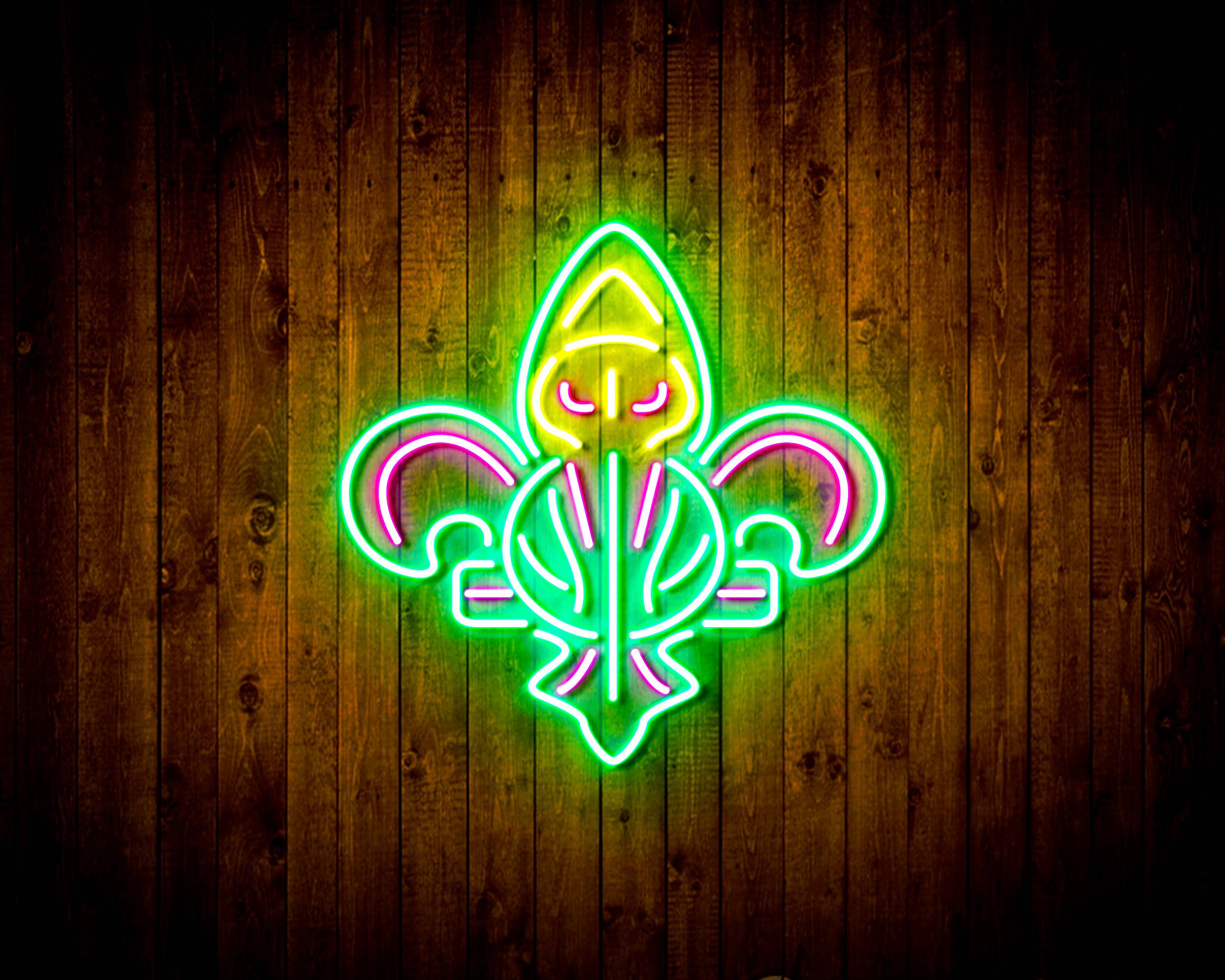 NBA New Orleans Pelicans Handmade LED Neon Light Sign