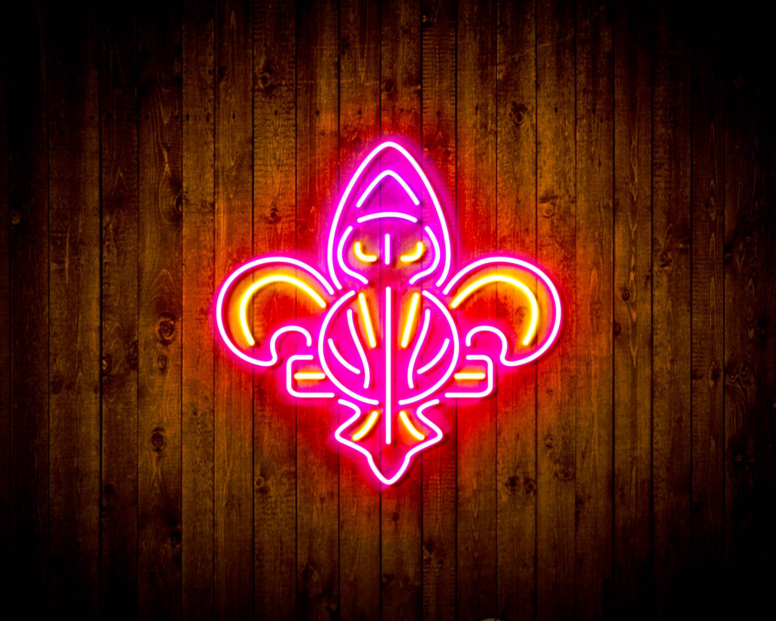 NBA New Orleans Pelicans Handmade LED Neon Light Sign