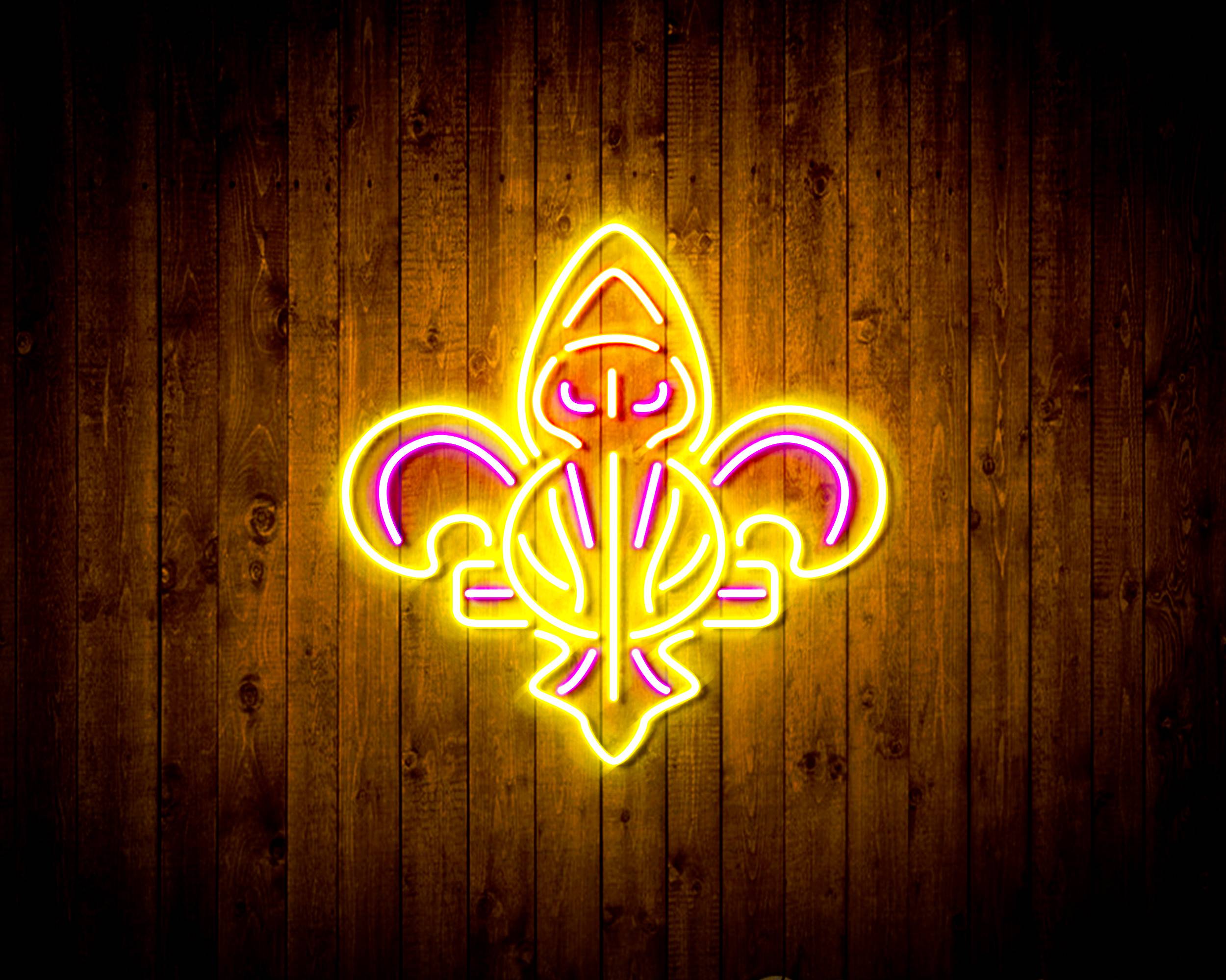 NBA New Orleans Pelicans Handmade LED Neon Light Sign