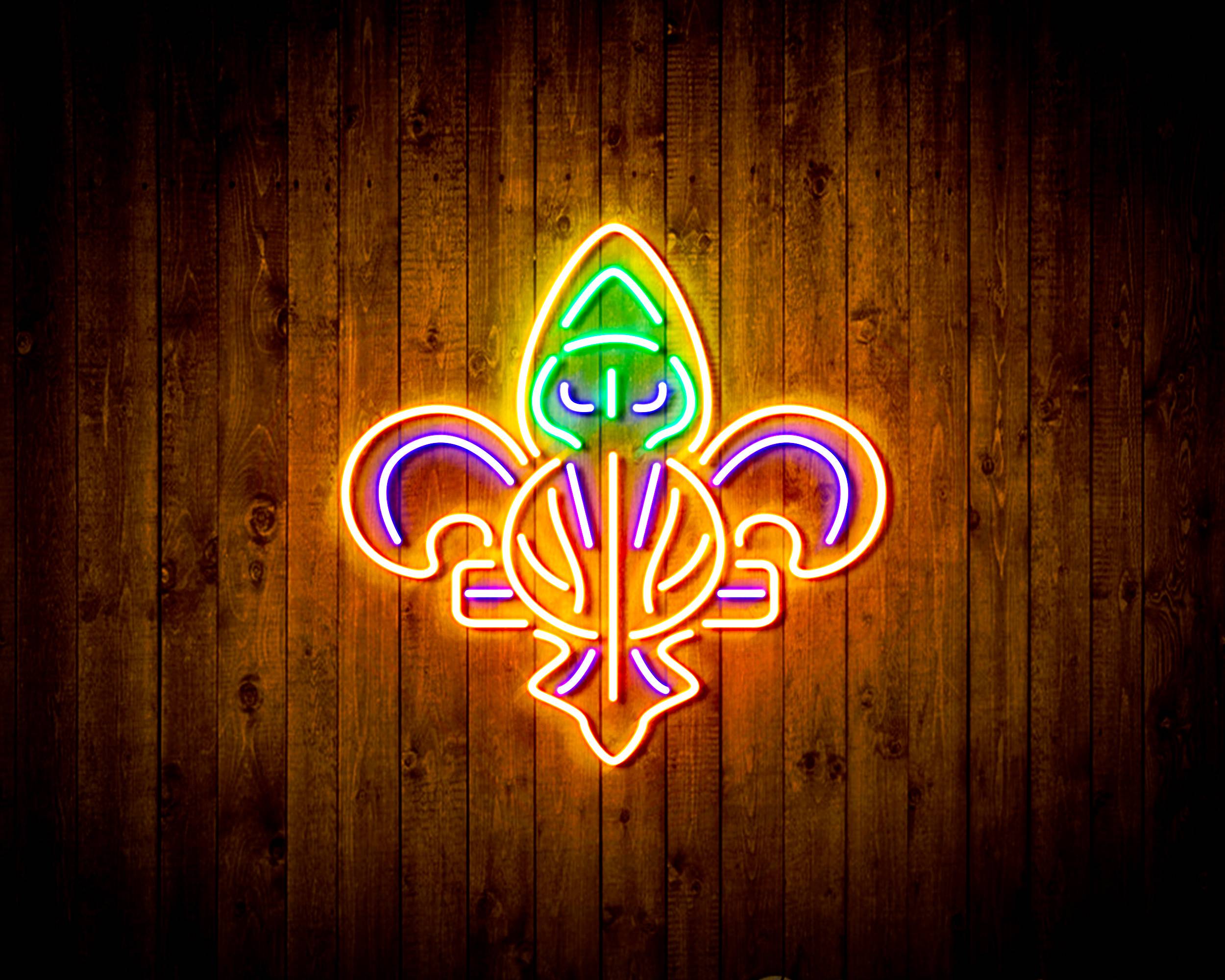 NBA New Orleans Pelicans Handmade LED Neon Light Sign