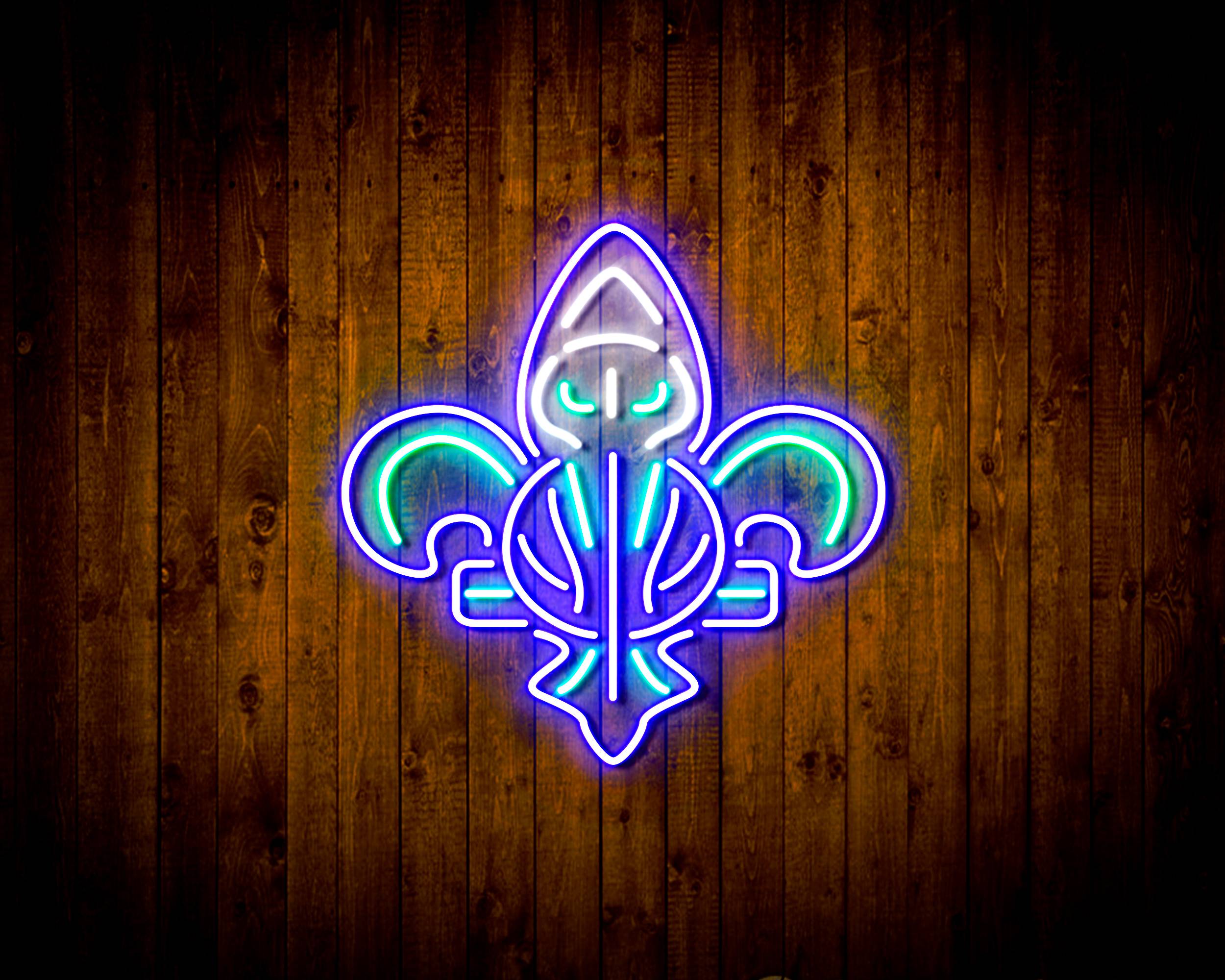 NBA New Orleans Pelicans Handmade LED Neon Light Sign